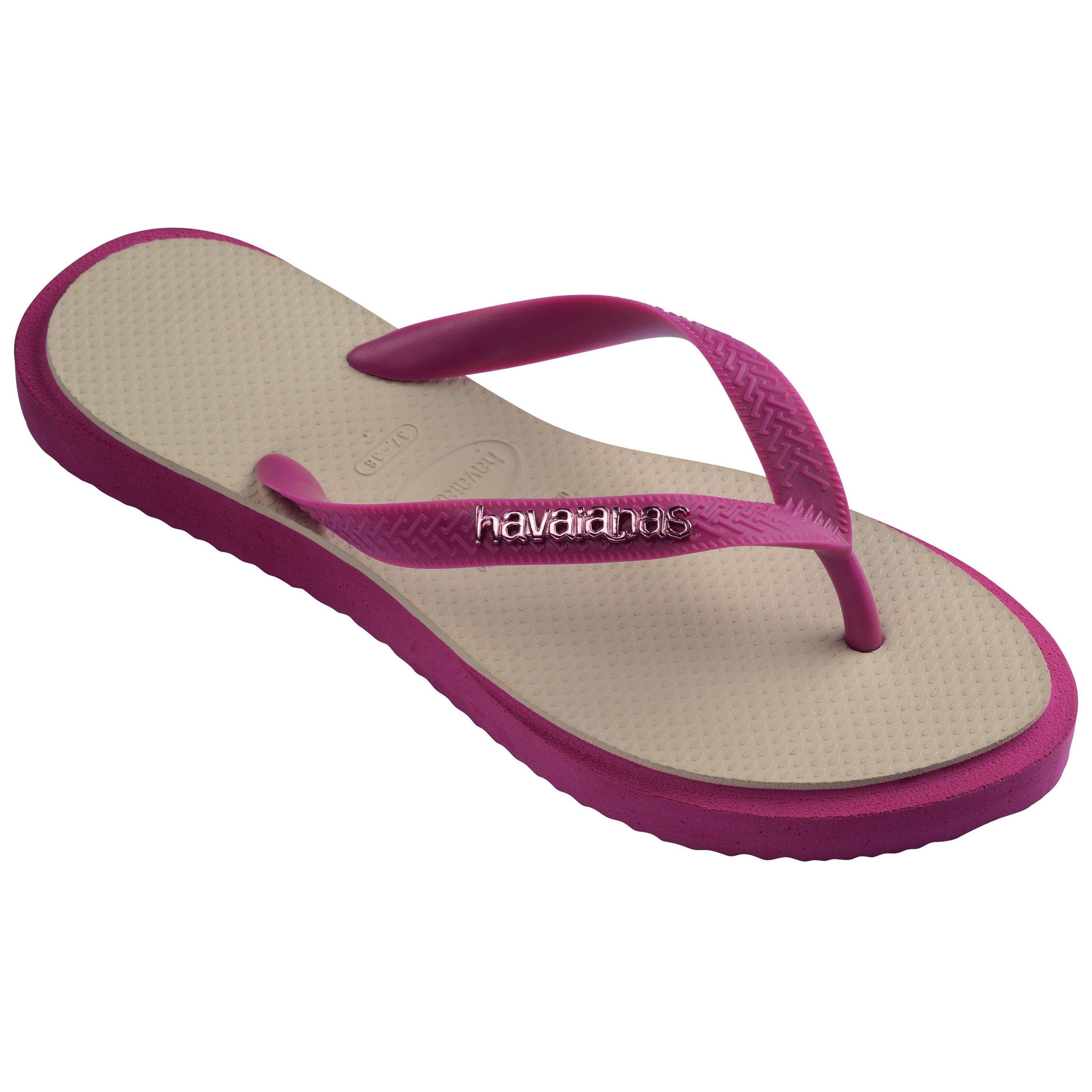 Rose Gum/Beige - Havaianas - Women's Top Point Fusion Flip Flops - 2