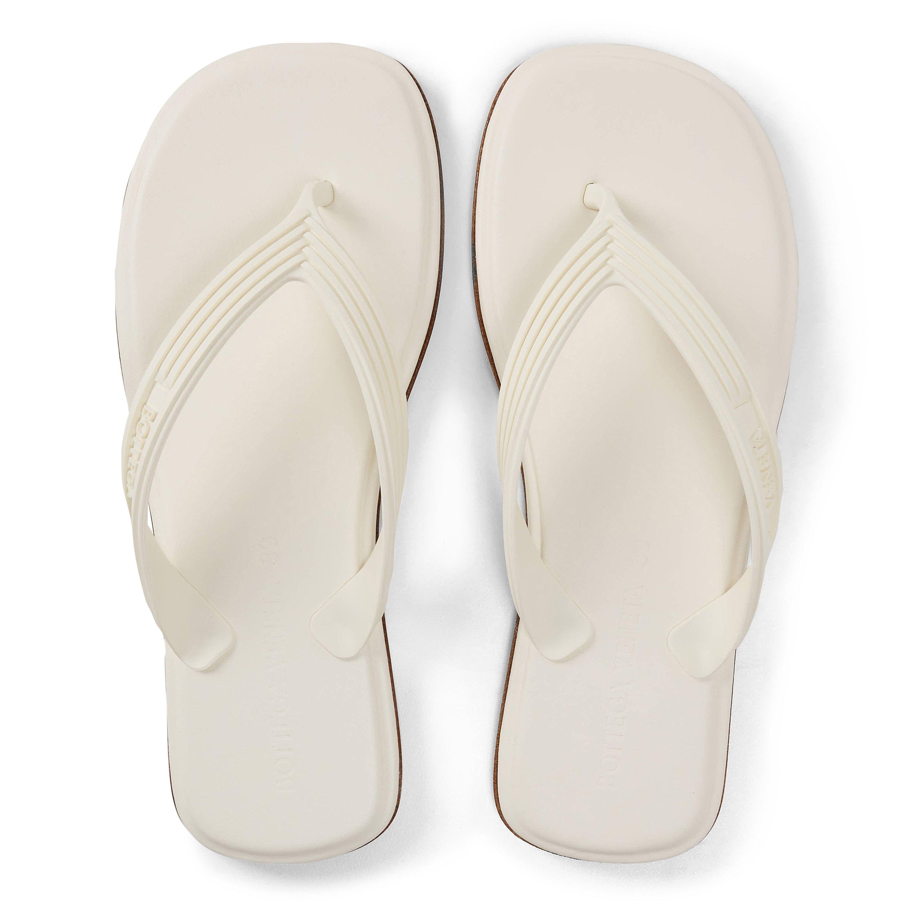 Alabaster - Bottega Veneta - Women's Flip Flops - 4