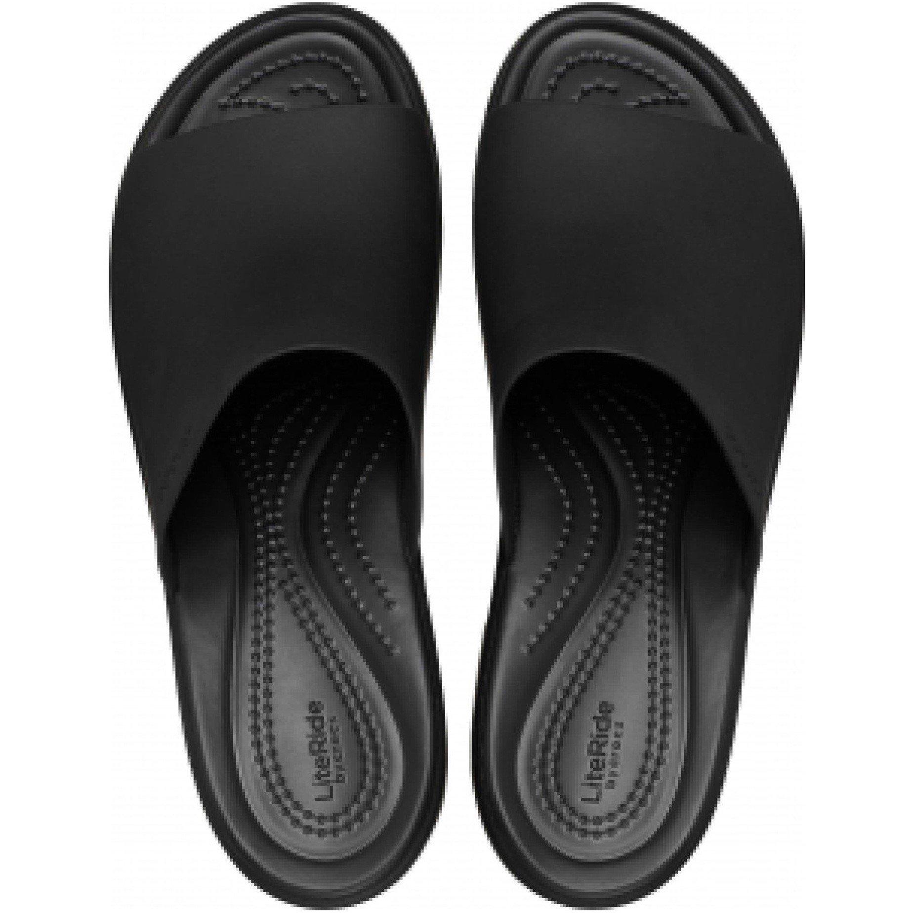 BlackBlack - Crocs - Brooklyn Solid Heel Clogs - 4