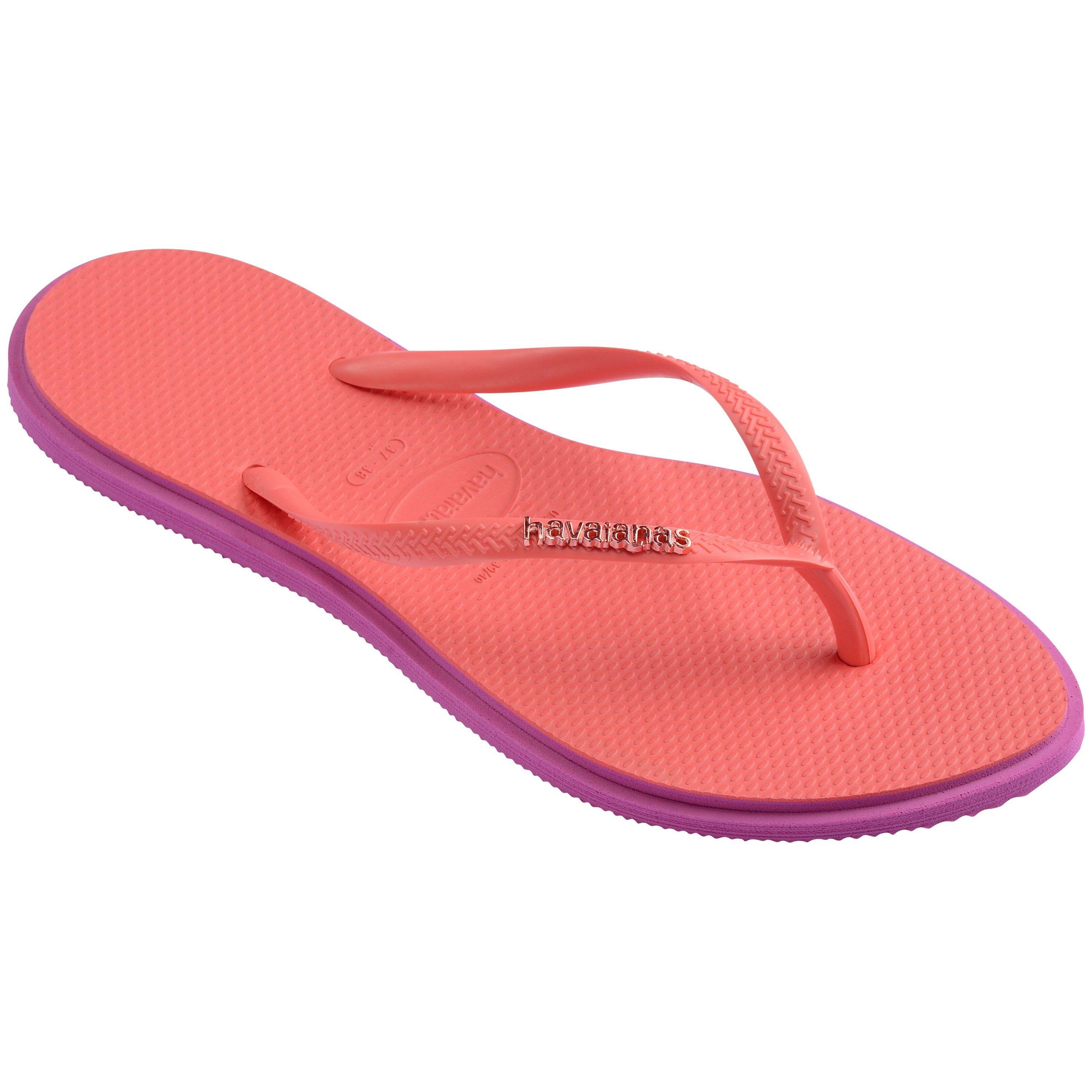 Pink Gum/Coral - Havaianas - Women's Slim Point Flip Flops - 2