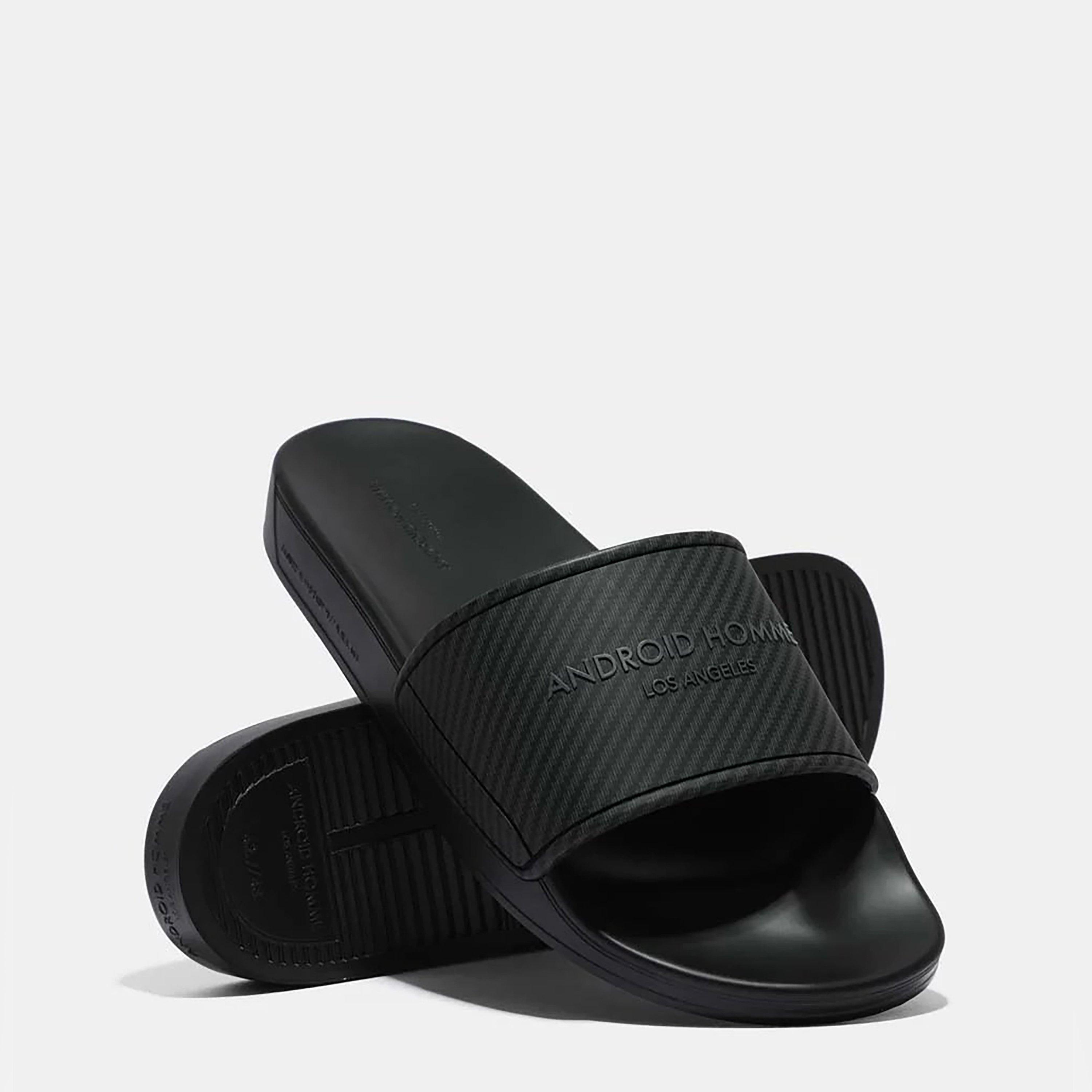 Black - Android Homme - Carbon Slides - 5