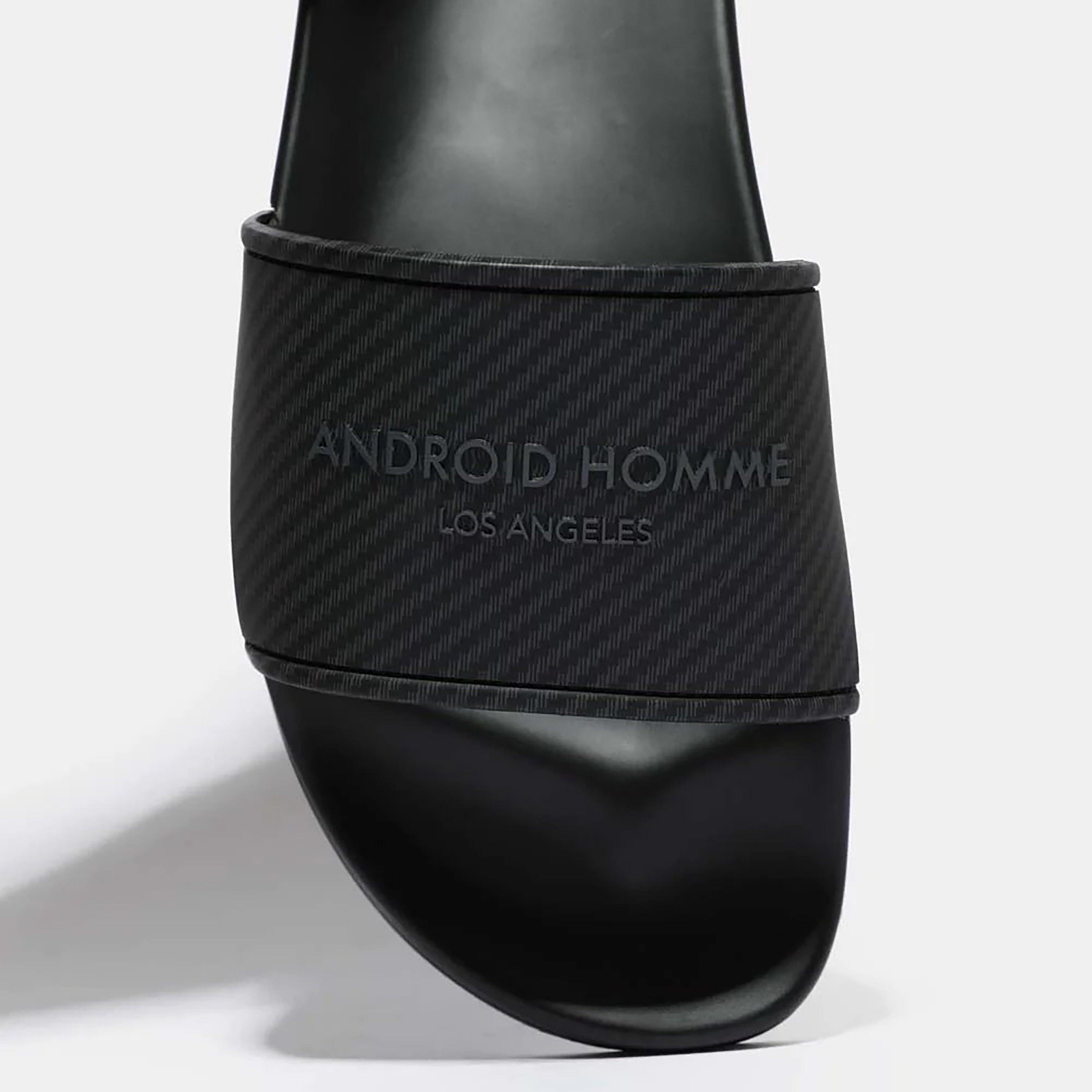 Black - Android Homme - Carbon Slides - 7