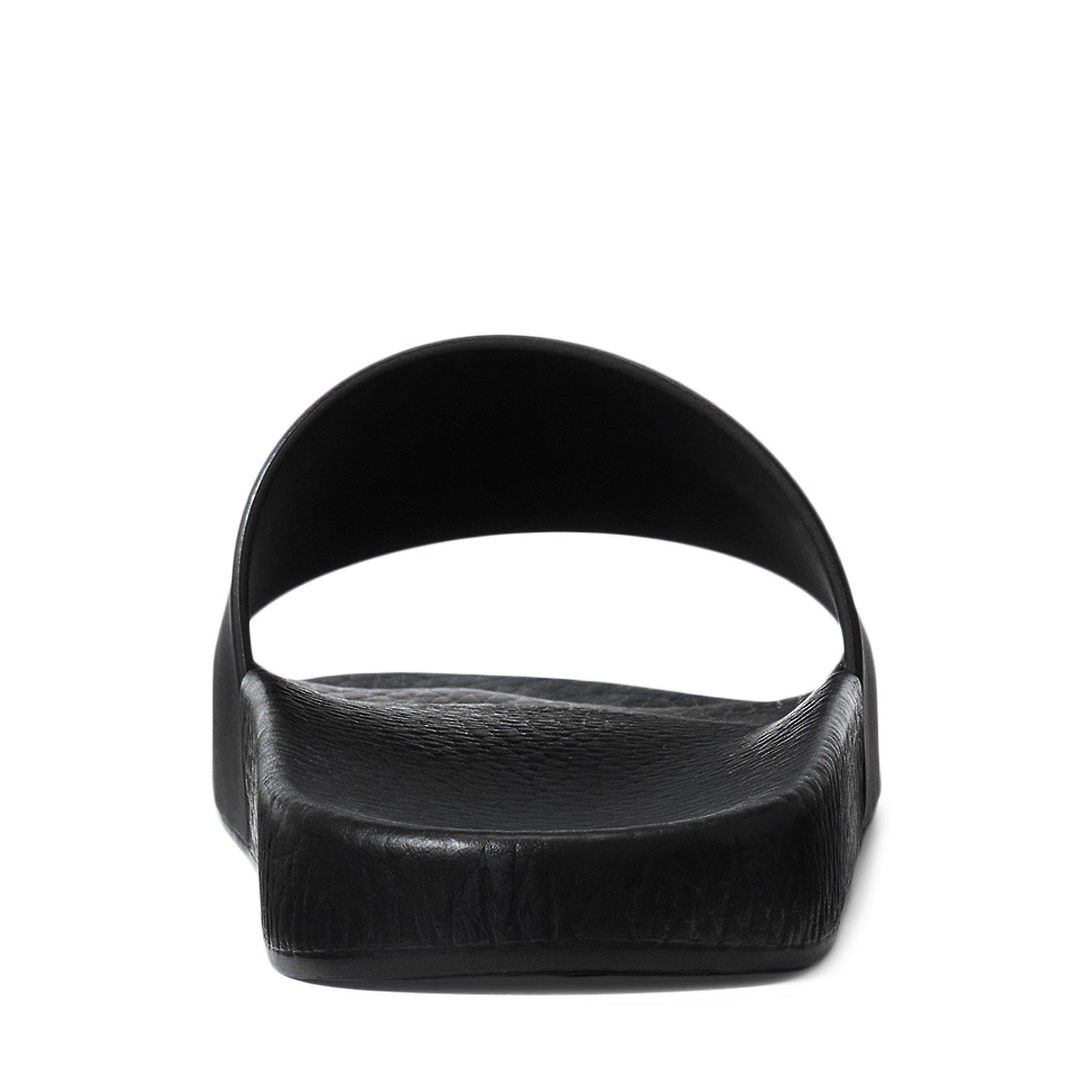 Black/Red - Polo Ralph Lauren - Signature Pony Sliders - 3