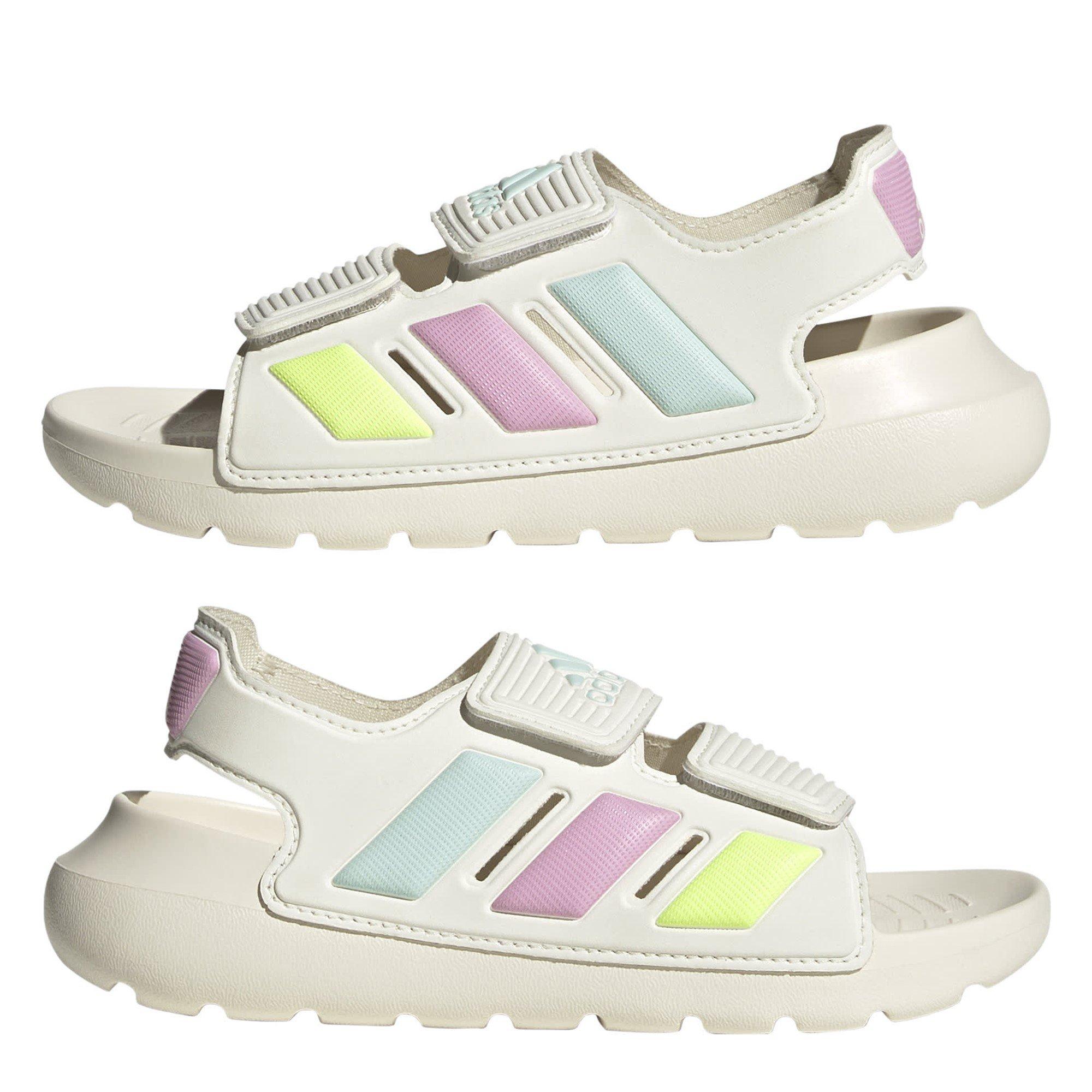 Wht/Lilac/Mint - adidas - Altaswim 2.0 Sandals Kids - 9