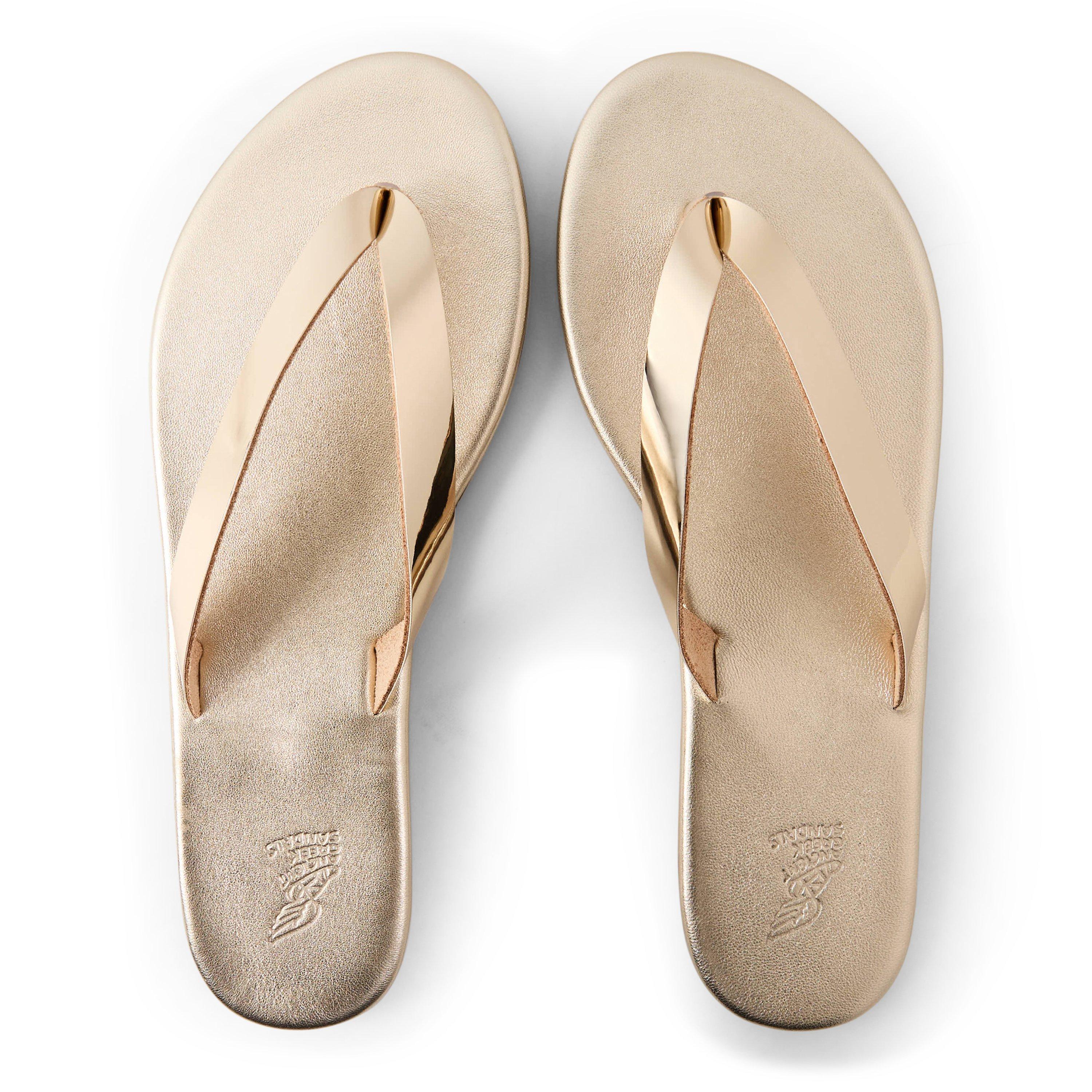 Gold - Ancient Greek Sandals - Ancient Leda Flip Fl Ld63 - 4