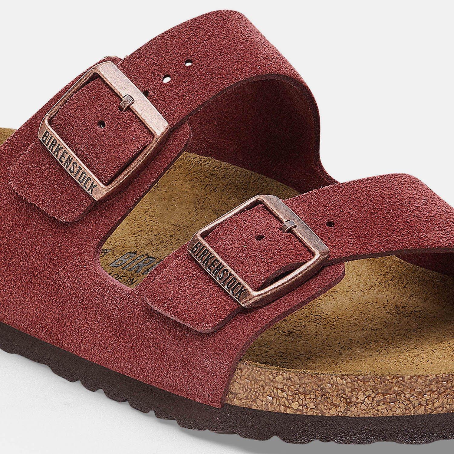 Red - Birkenstock - Bstk Arizona Sandals Sn64 - 4
