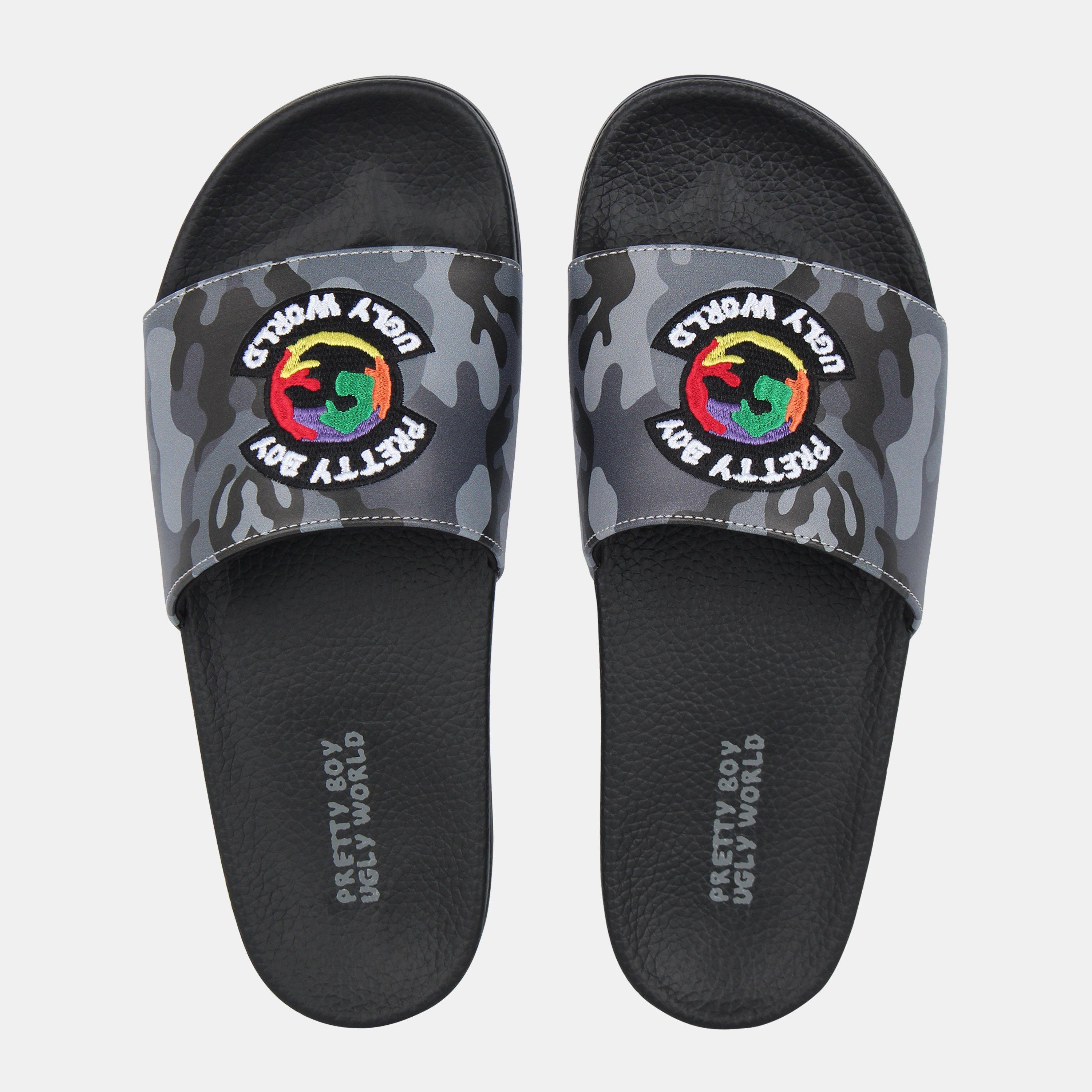 Camo - Pretty Boy Ugly World - Men's the World Sliders - 4