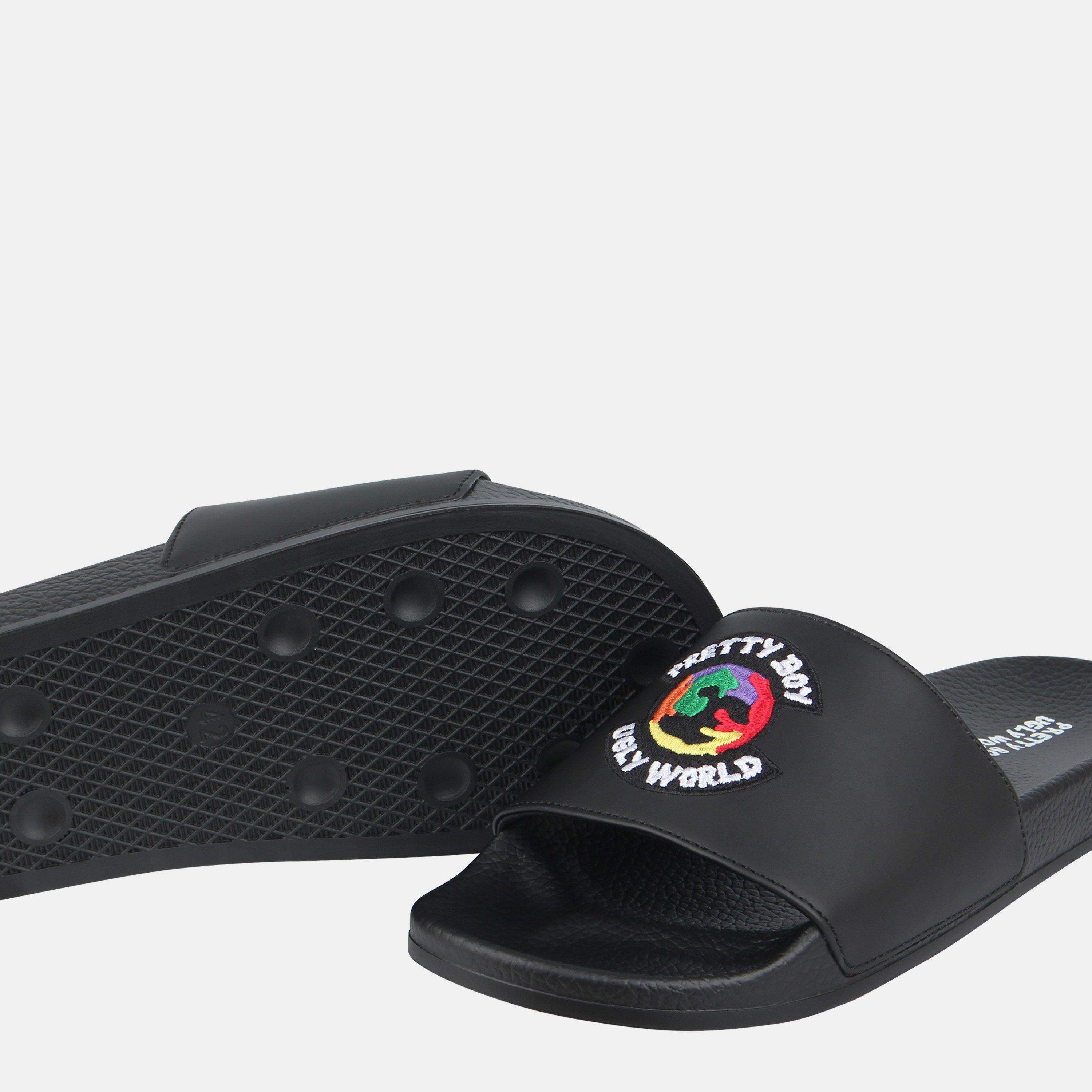 Black - Pretty Boy Ugly World - PBUW The World Slide Sn62 - 3