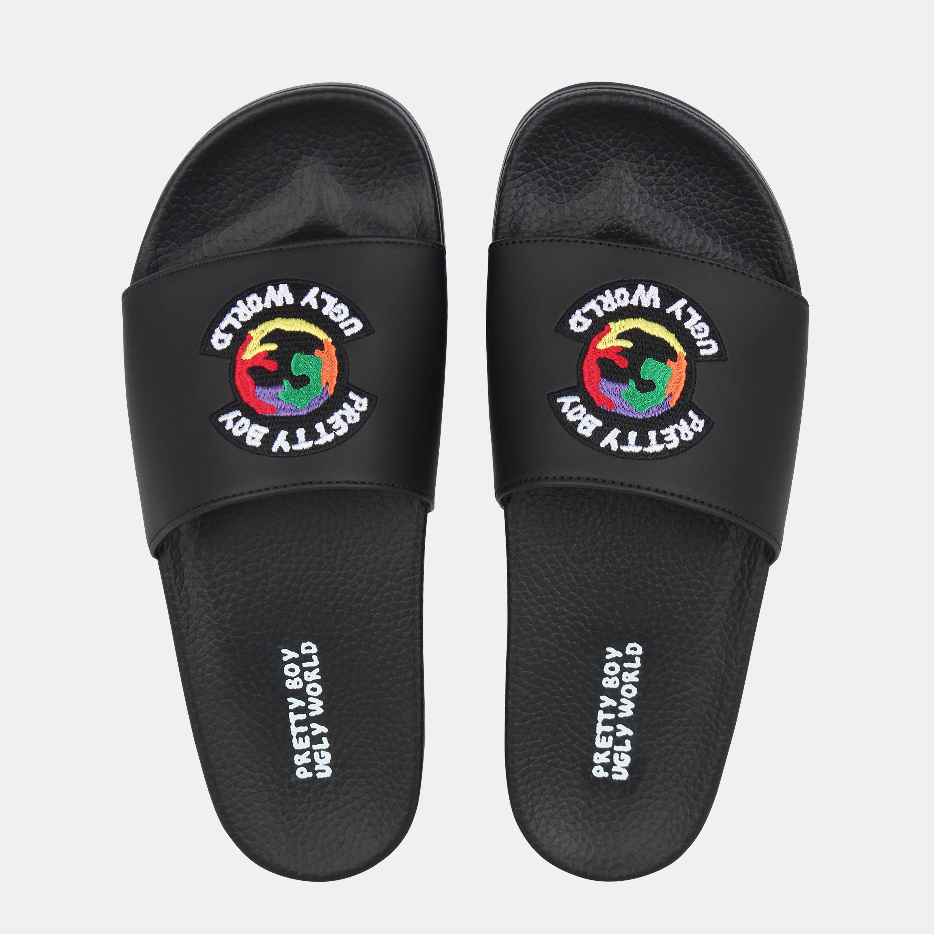 Black - Pretty Boy Ugly World - PBUW The World Slide Sn62 - 4
