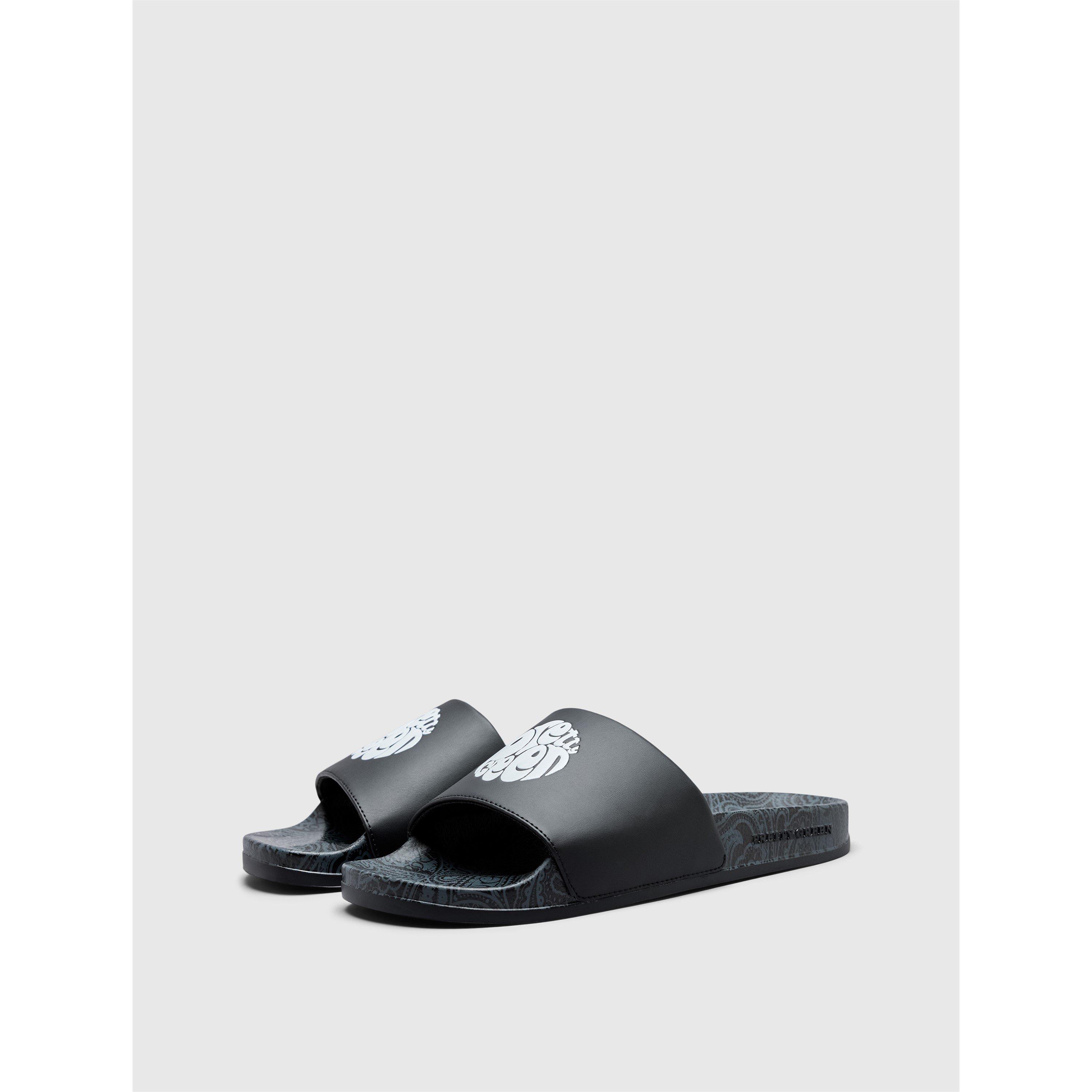 Noir/Blanc - Pretty Green - Paisley Sliders - 2