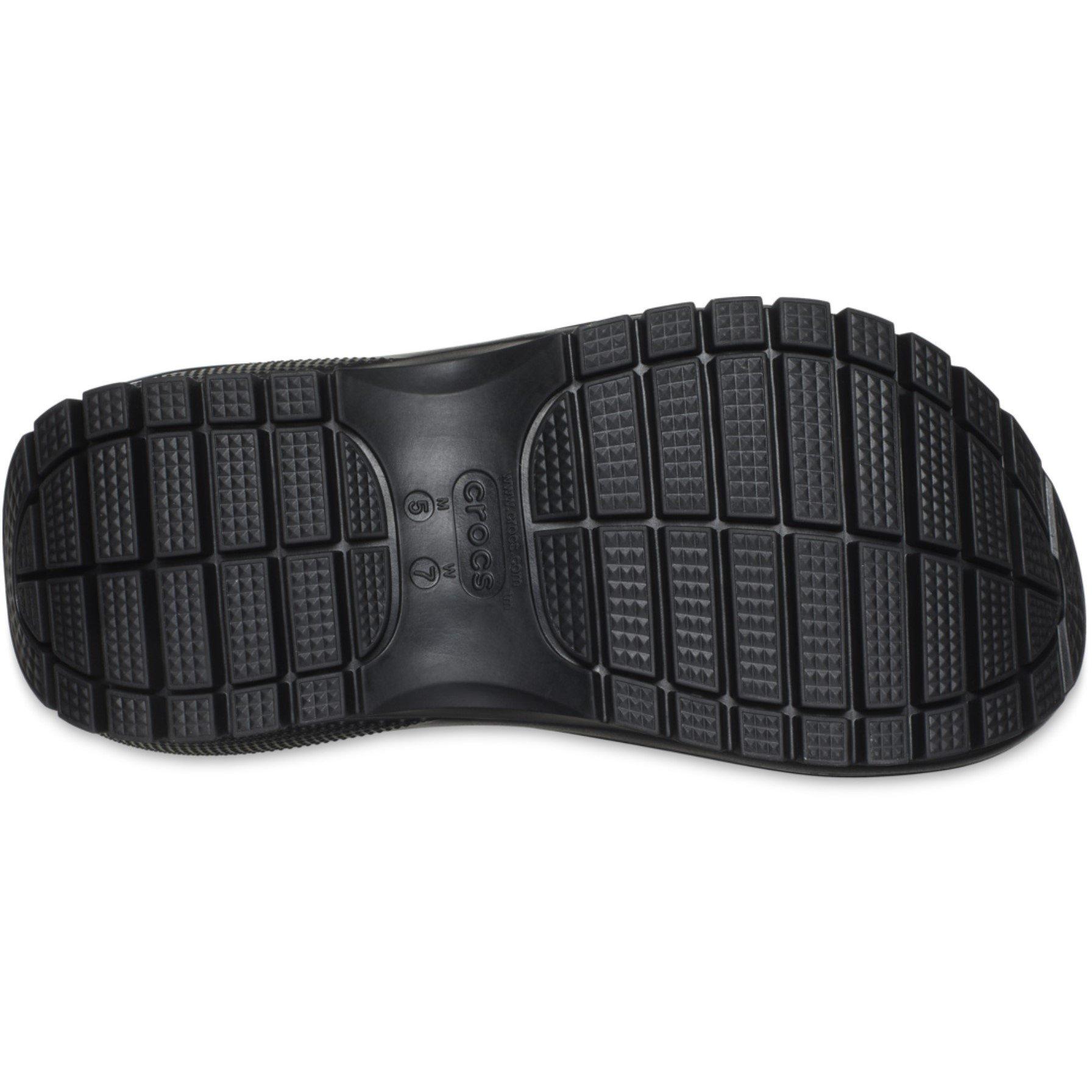 Sort/Reflekterende - Crocs - Adults Sports Sandal - 4