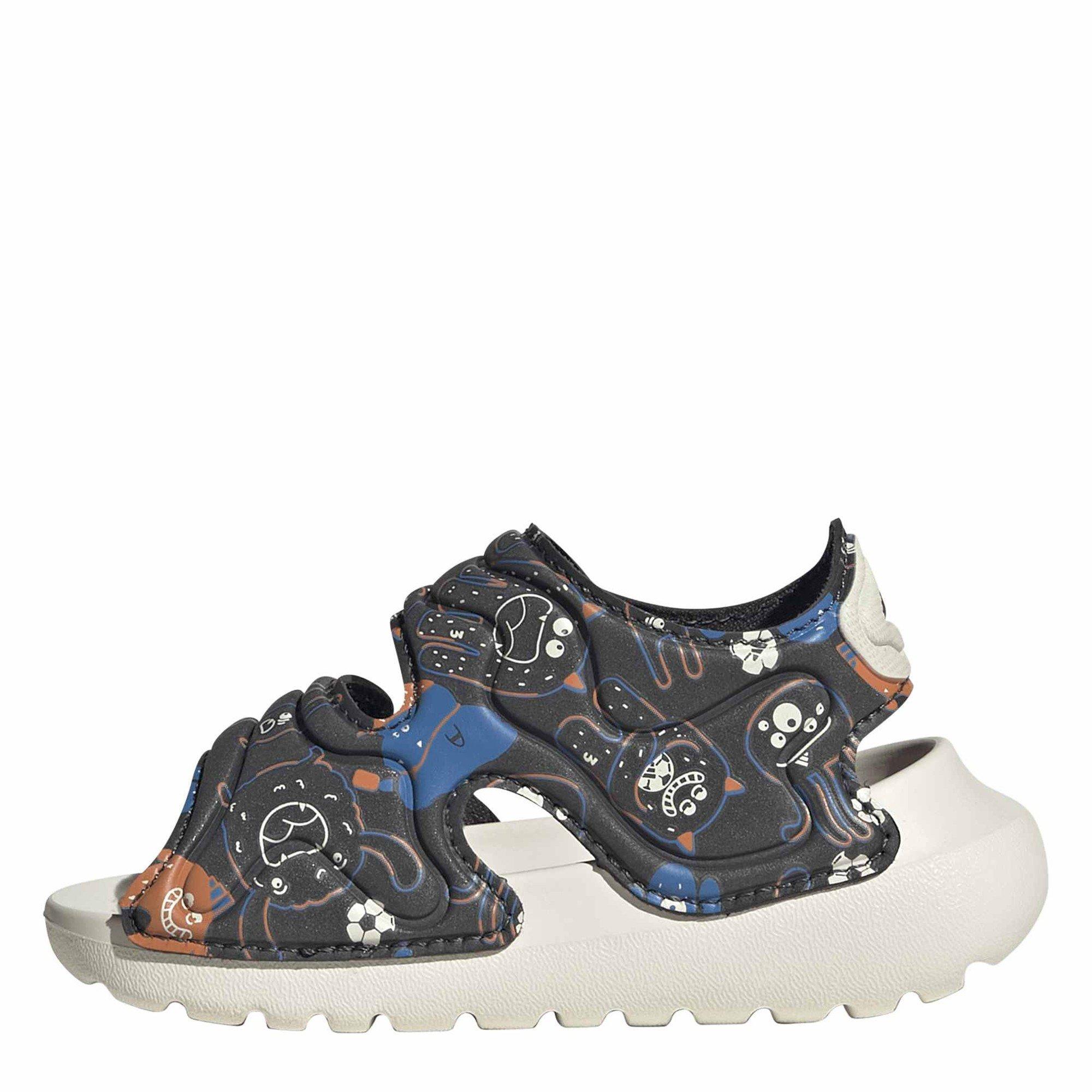 Grey/White - adidas - Altaswim 3 Infant Sandals - 2
