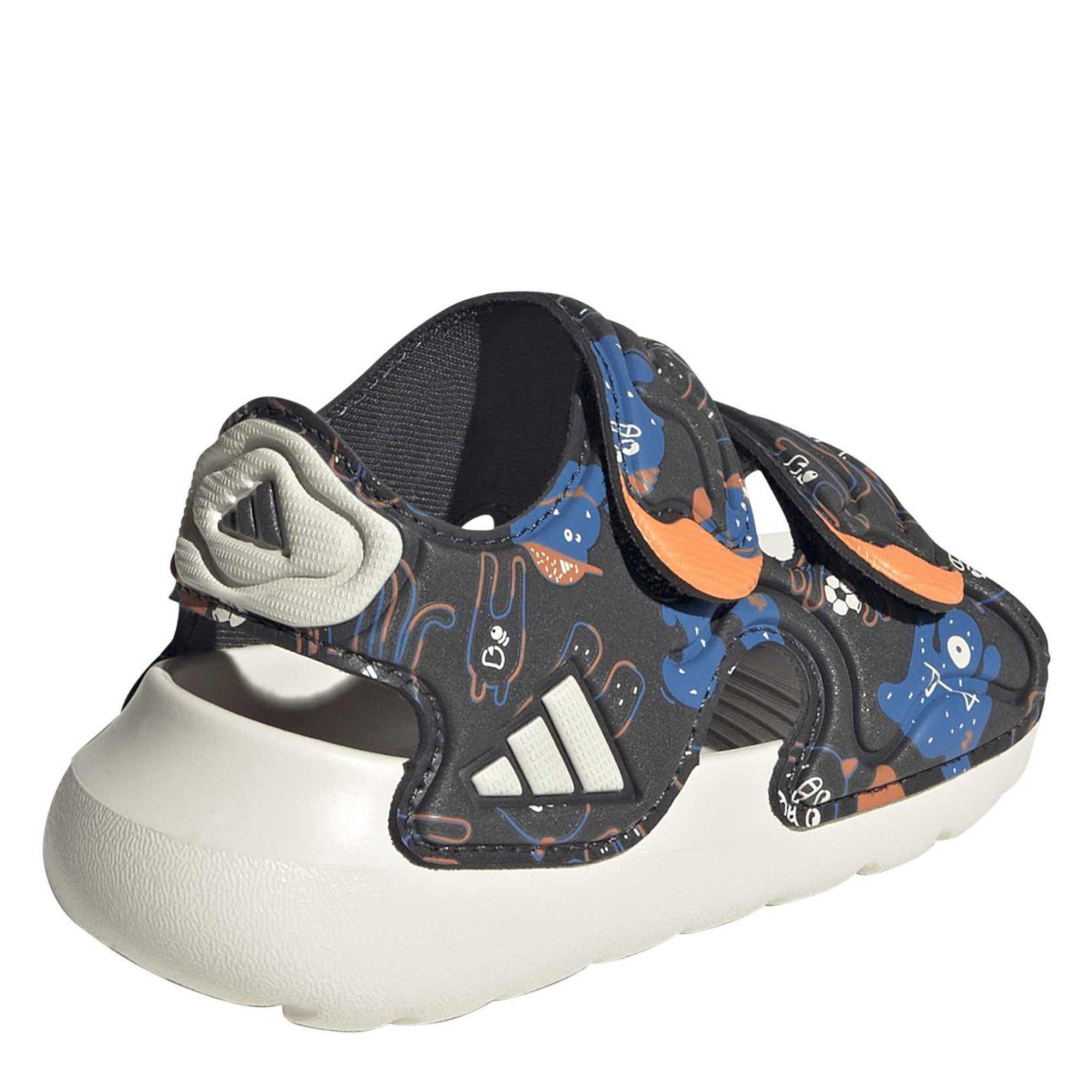 Grey/White - adidas - Altaswim 3 Infant Sandals - 4