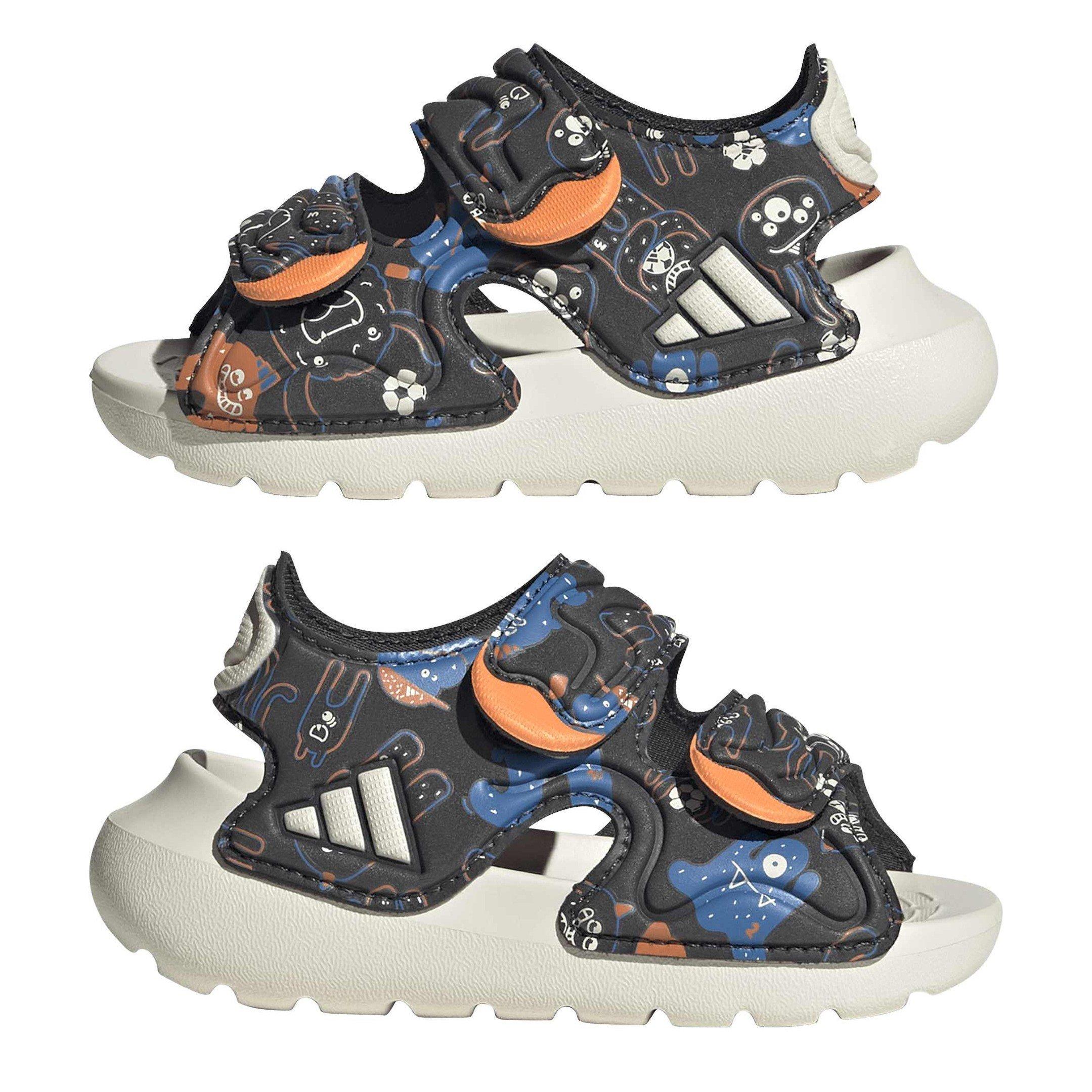 Grey/White - adidas - Altaswim 3 Infant Sandals - 9