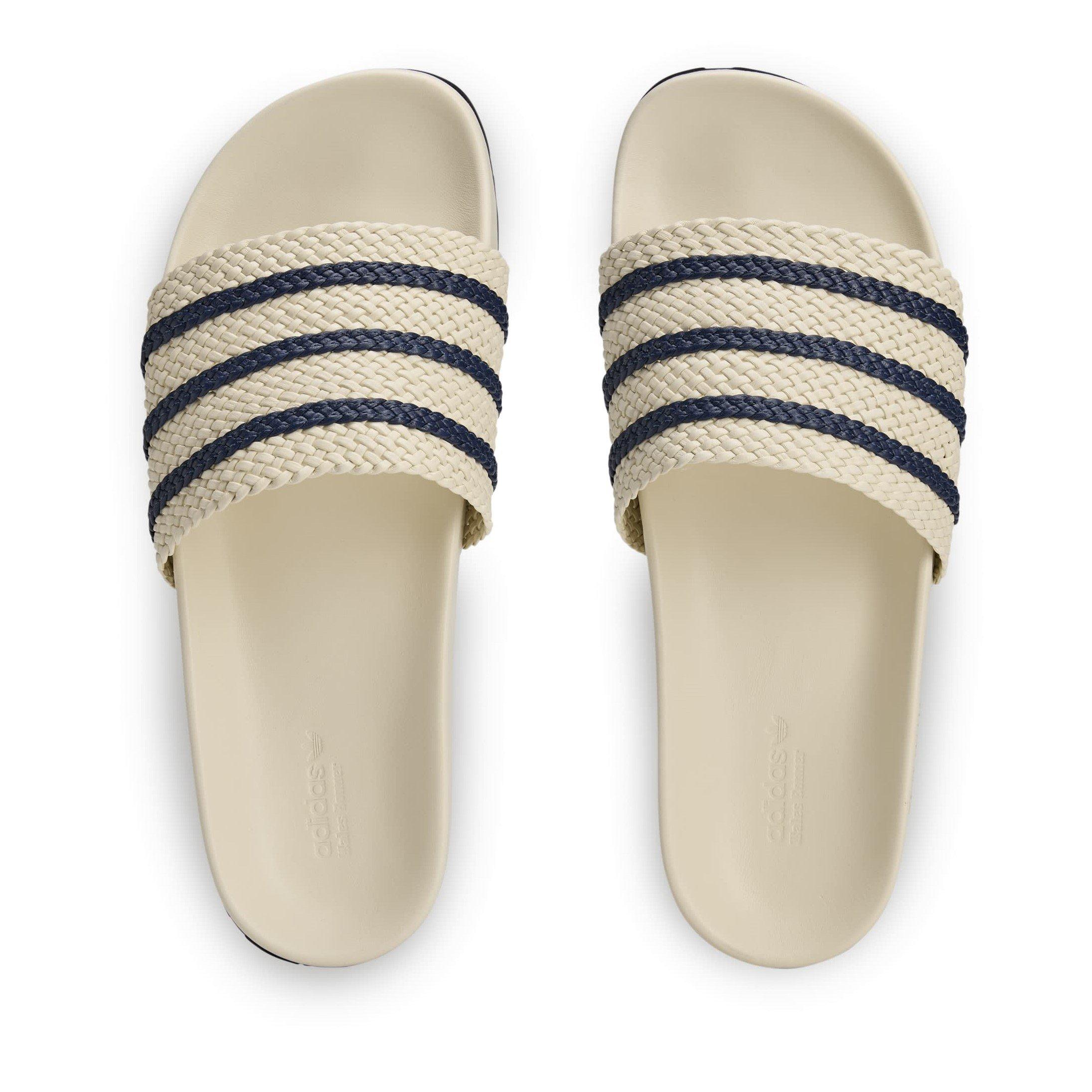 Wonder White - adidas Originals - By Wales Bonner Adilette Slides - 5