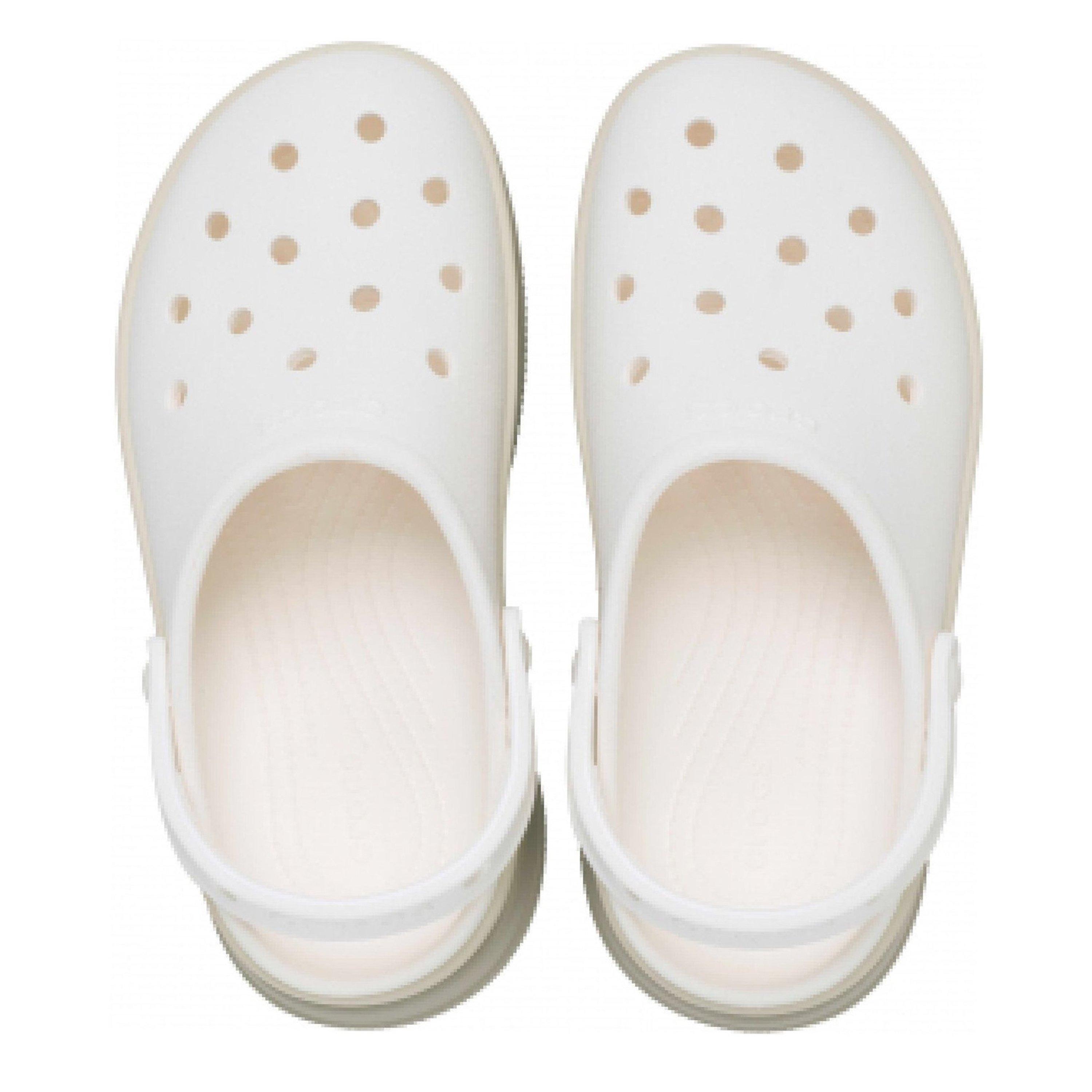 Chalk - Crocs - Men's Classic Stacked Clogs - 4