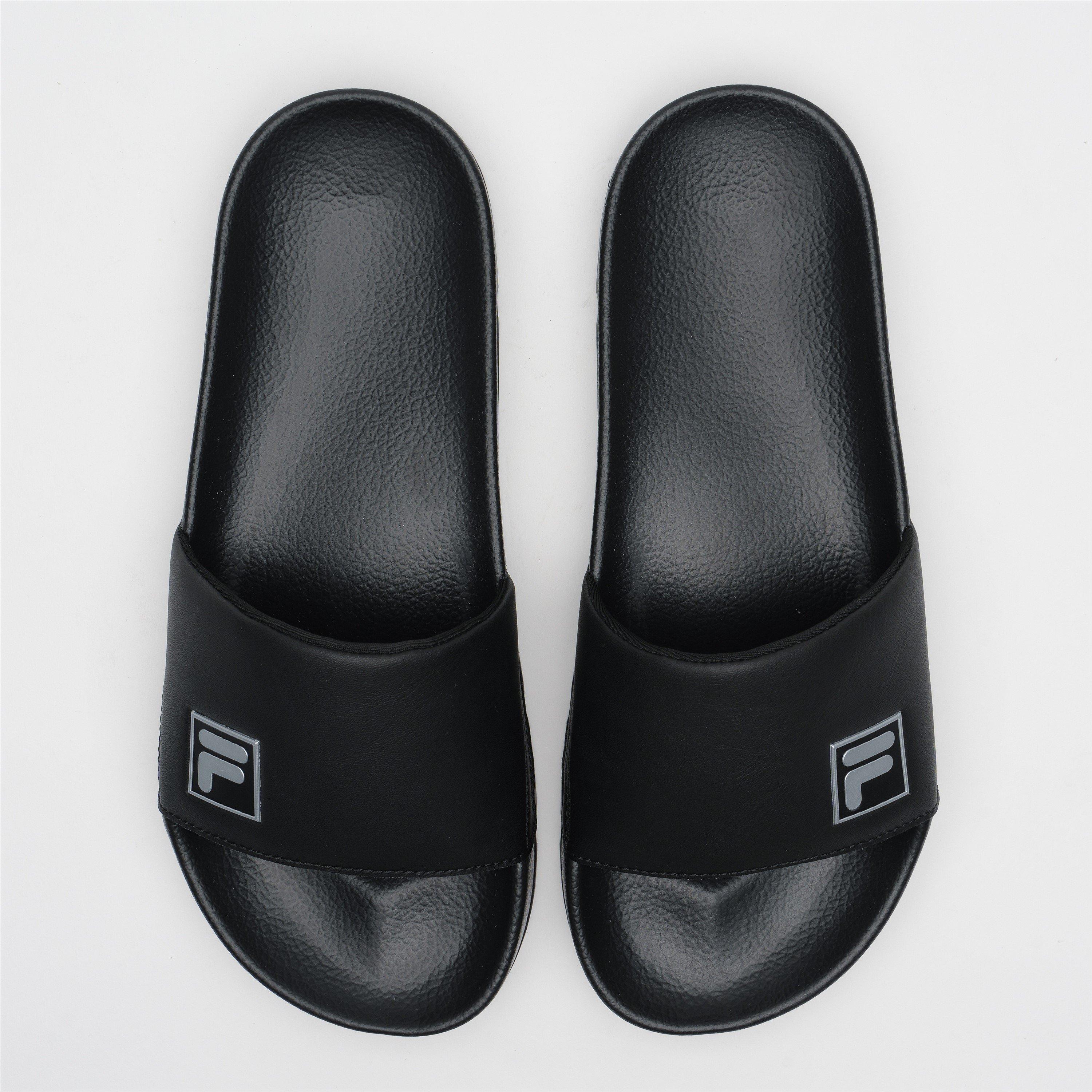 BLK/BLK/SILVER - Fila - Unisex Adults Drifter Kiste Pool Sliders - 4