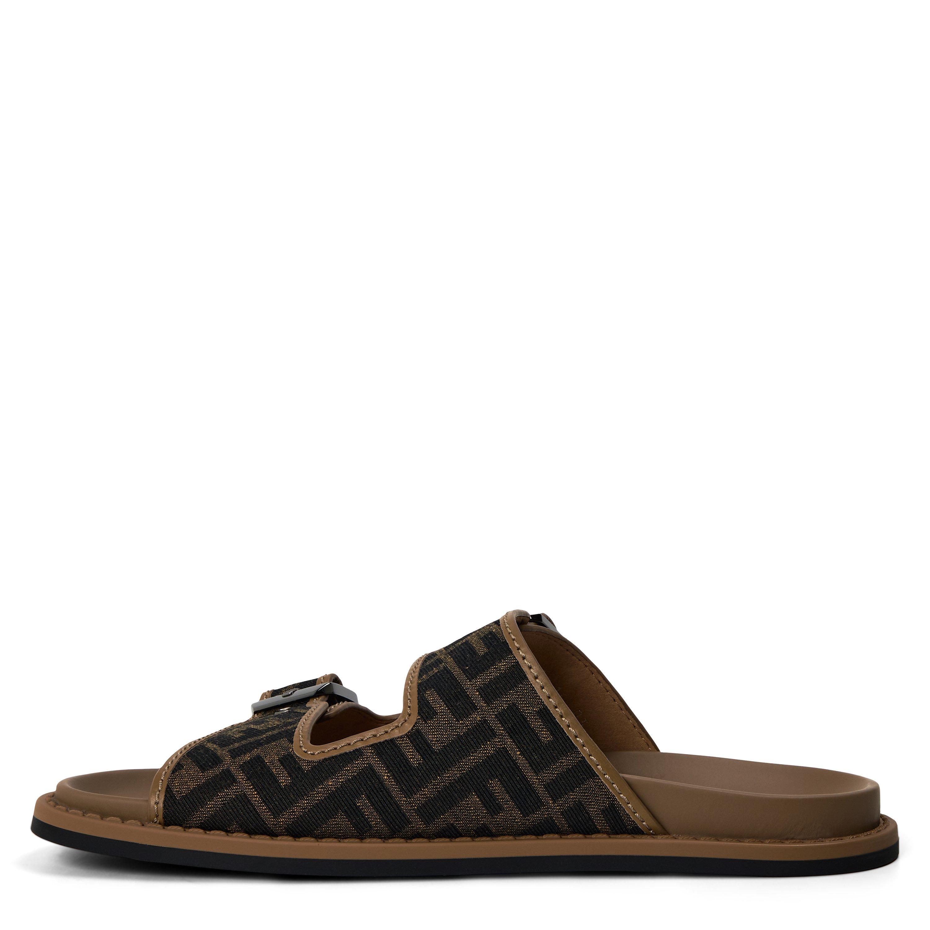 Tobacco - Fendi - Men's FF Flat Sandals - 2