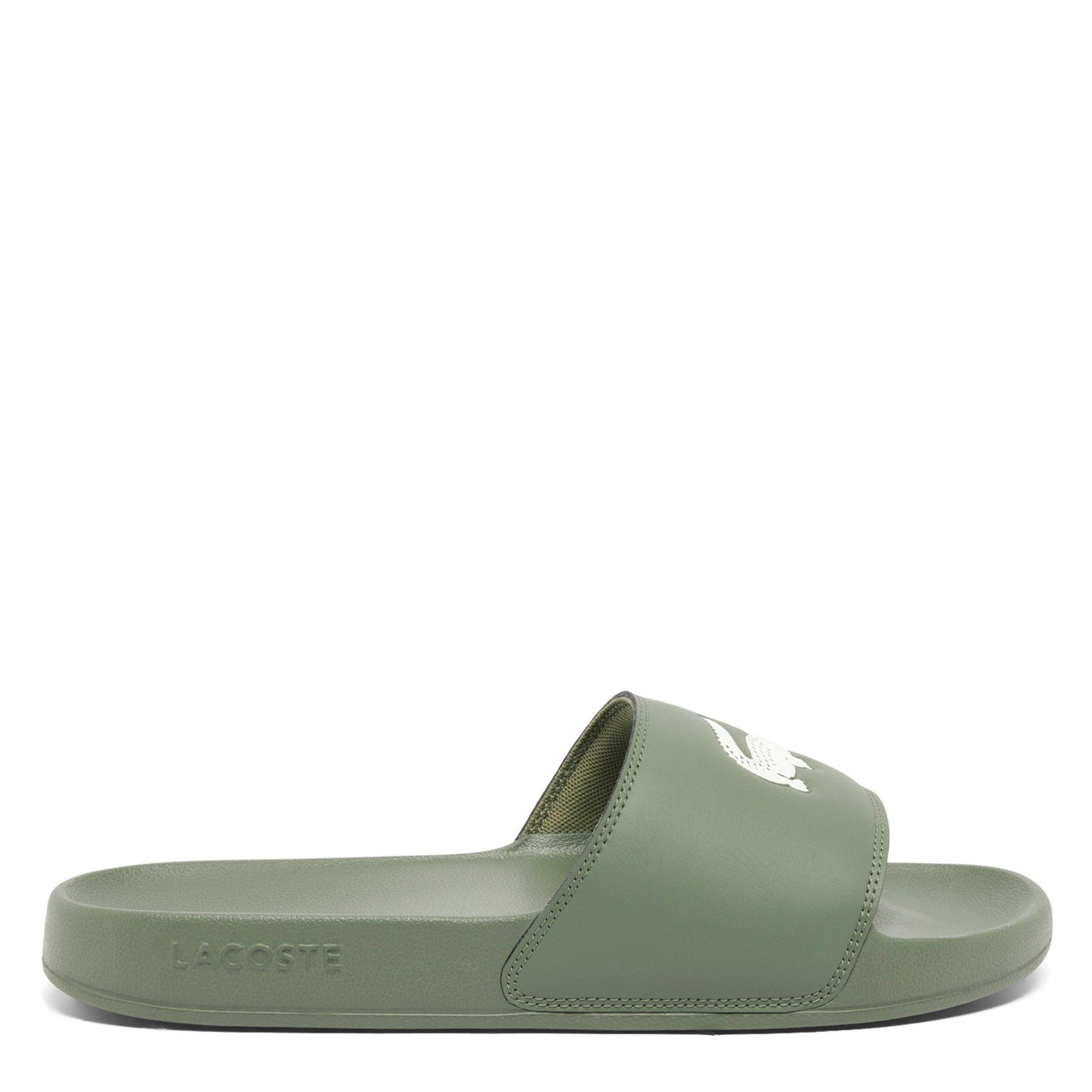KHK/WHT - Lacoste - Men's Pool Sliders - 2