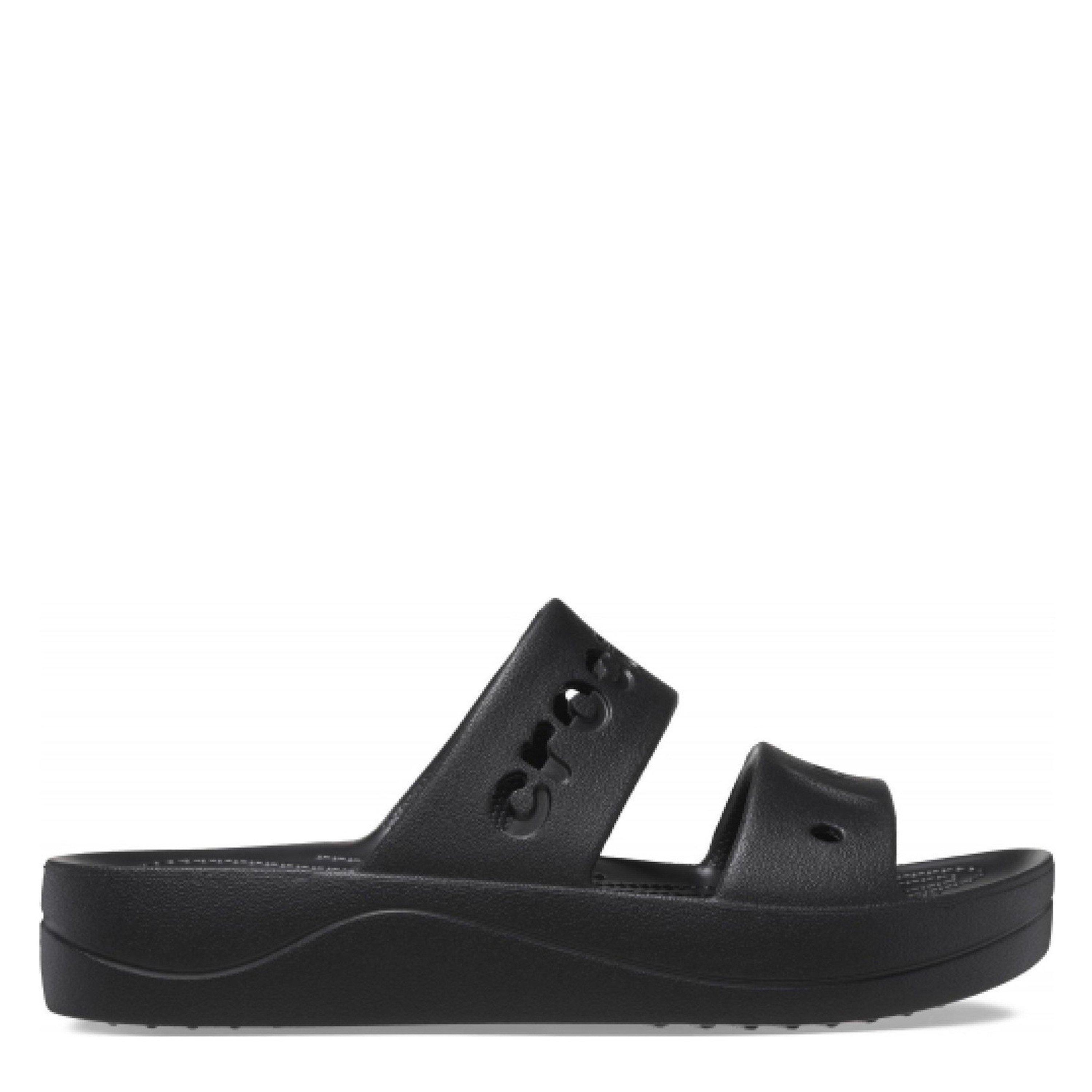 Black - Crocs - Women's Baya Platform Sand Clogs - 1