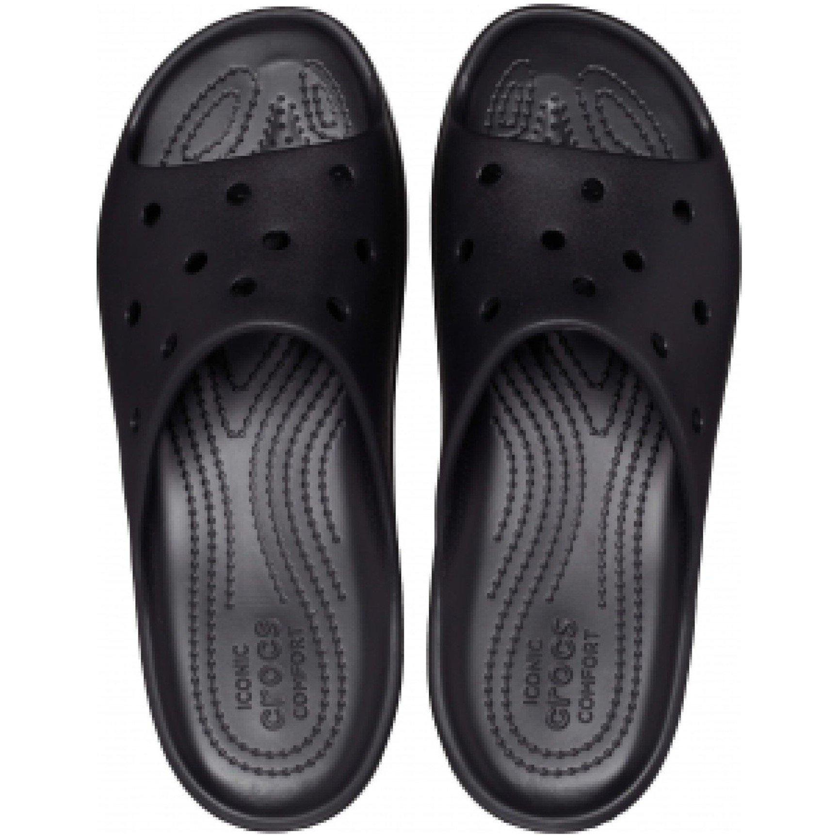 Black - Crocs - Baya Platform Sand Clogs - 4