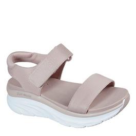 Skechers Skechers D Lux Walker - New Block Flat Sandals Womens