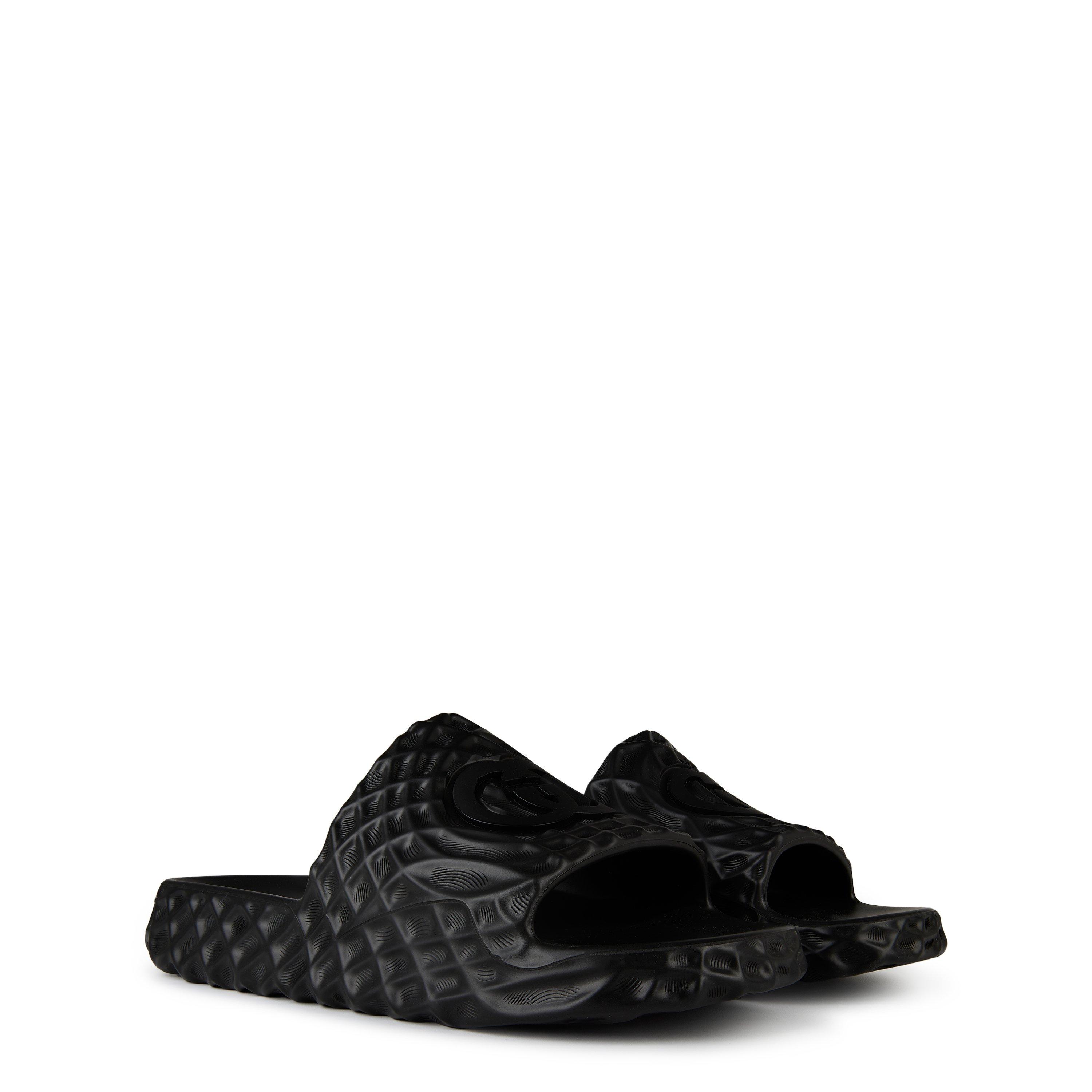 Black gucci pool slides online