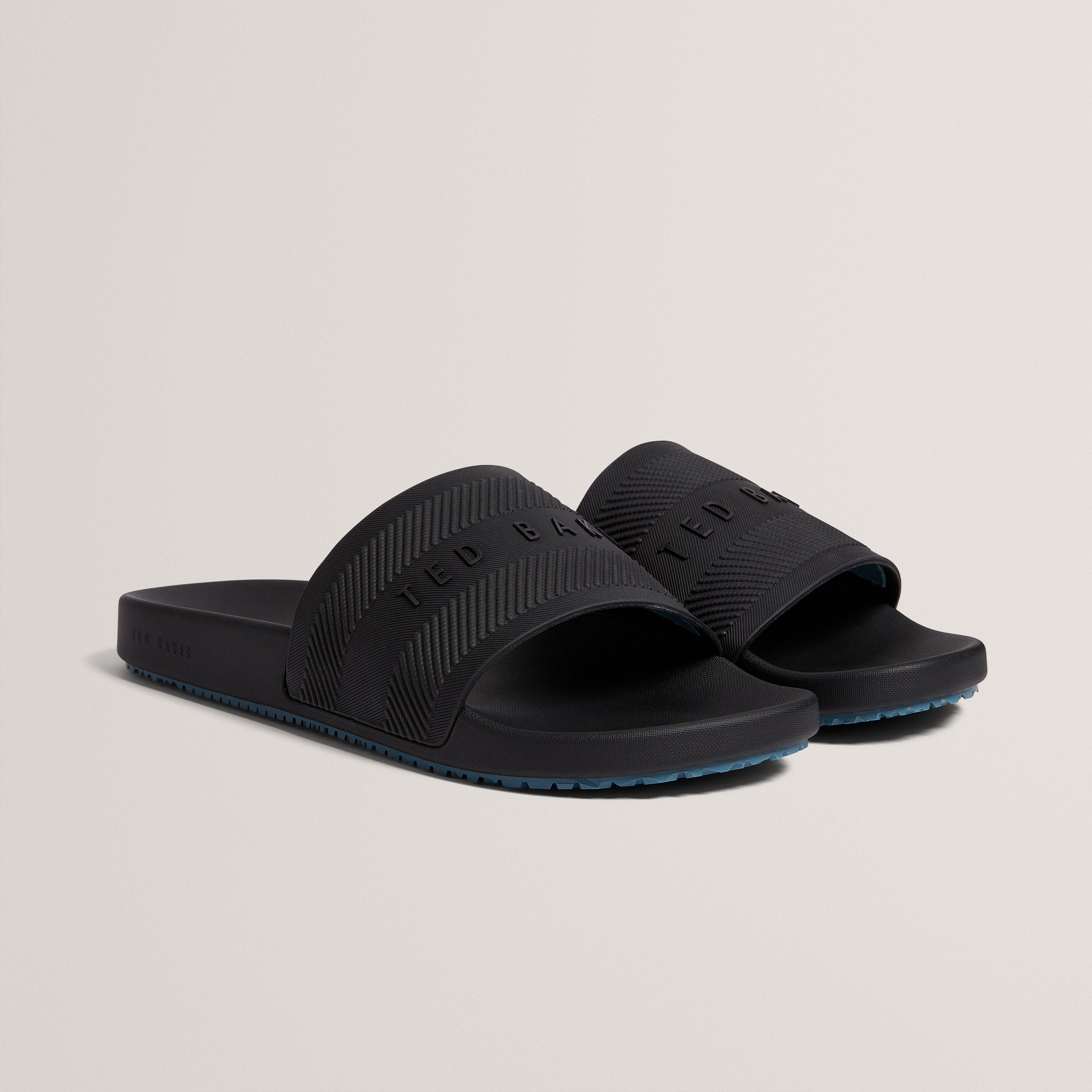 BLACK - Ted Baker - Men's Pool Sliders - 1