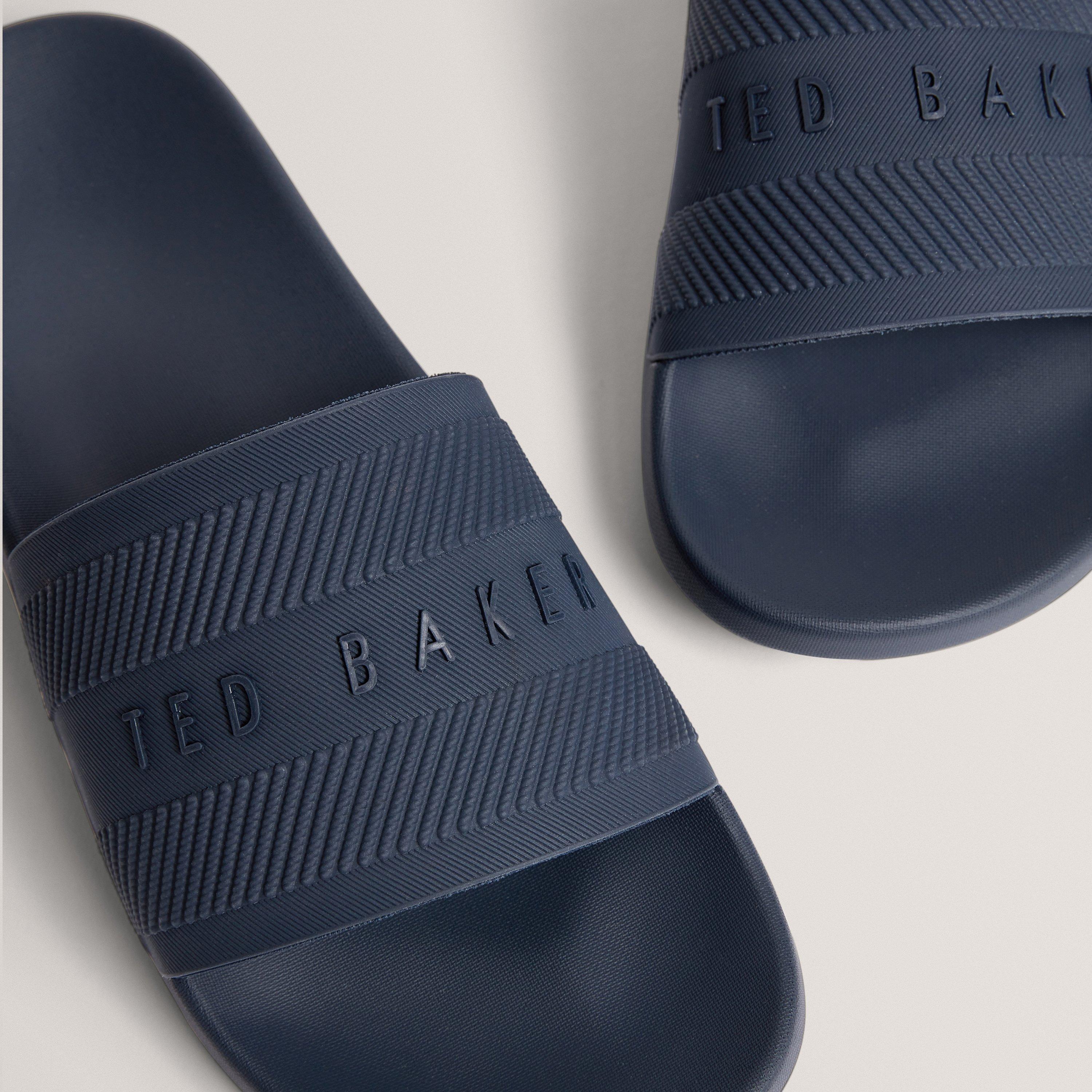 NAVY - Ted Baker - Mens Pool Sliders - 4