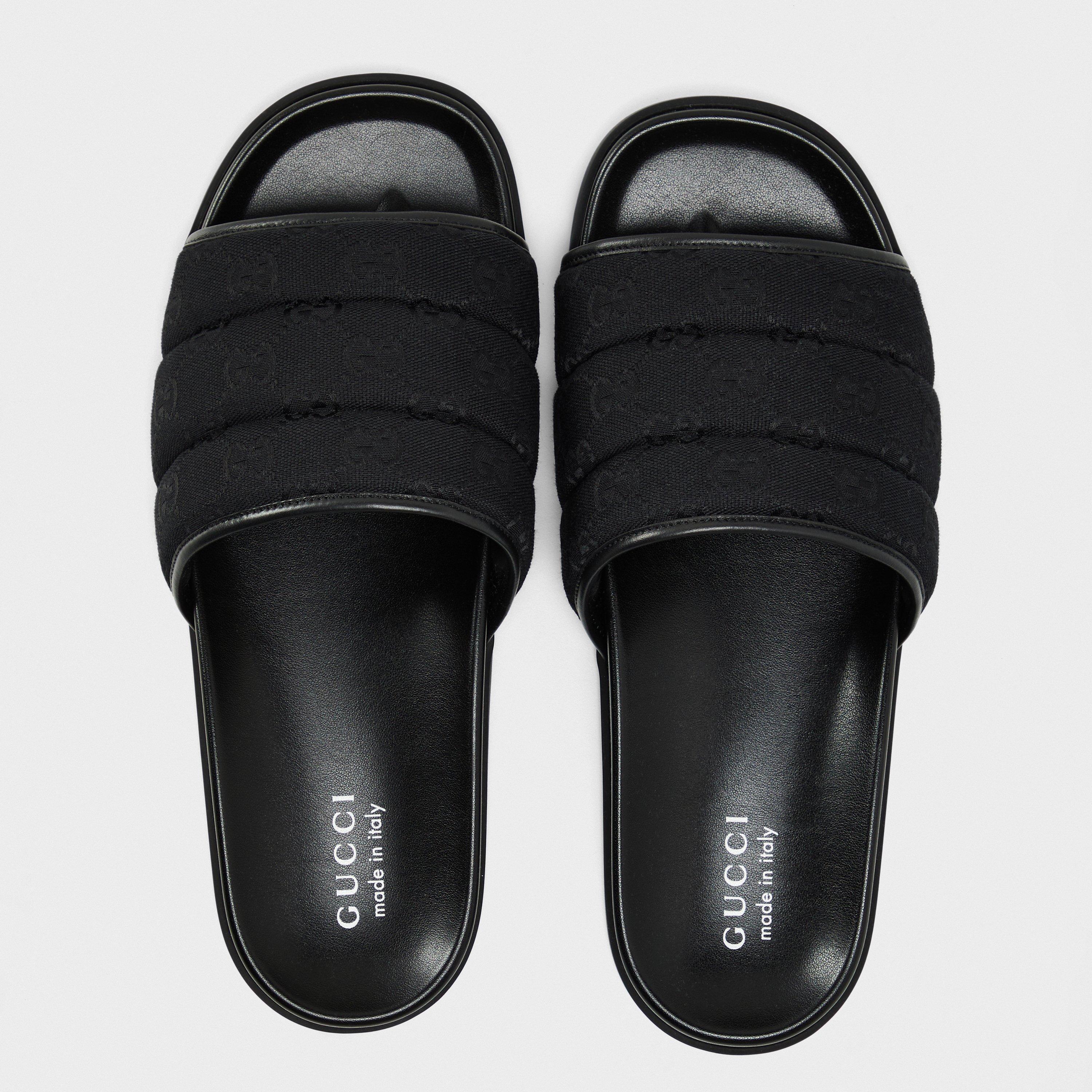 Black - Gucci - Men's Flat Sandals - 5