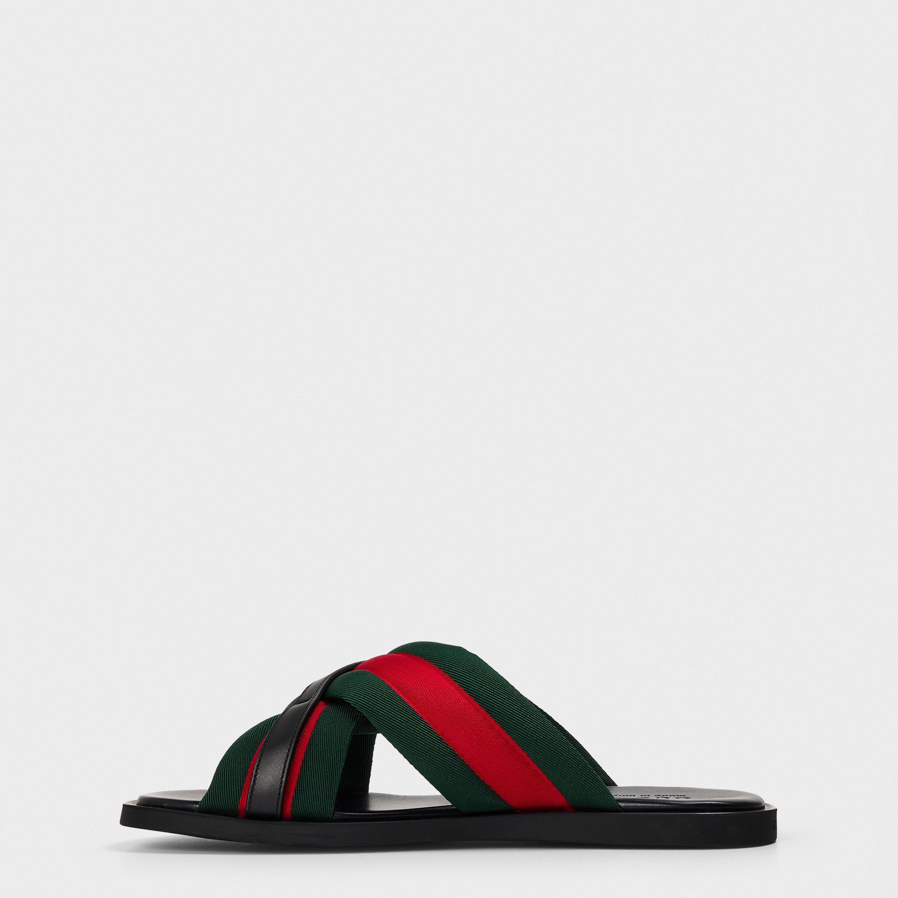 Black GRG - Gucci - Men's Flat Sandals - 2