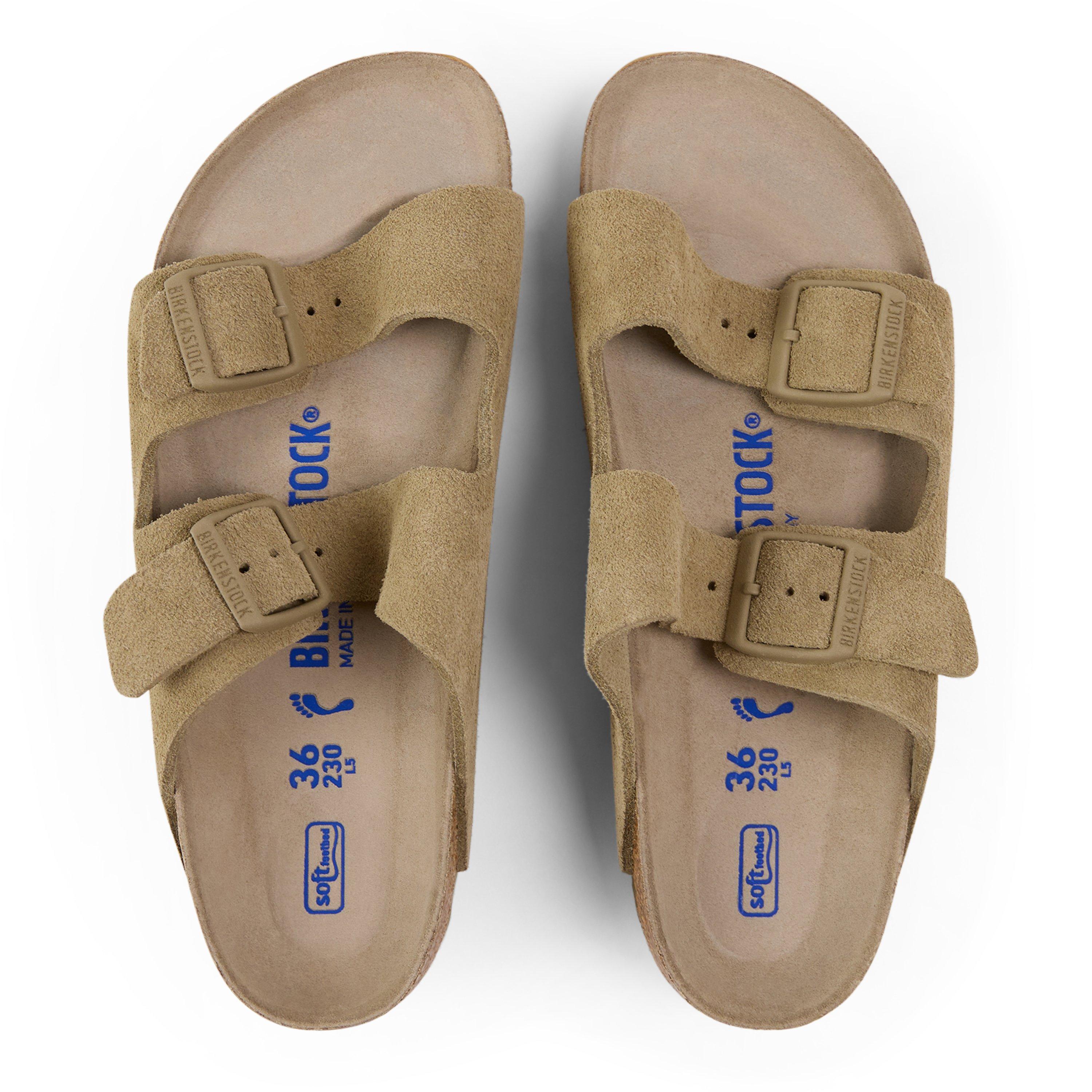 Faded Khaki - Birkenstock - Bstk Arizona Sft Footb 64 - 4
