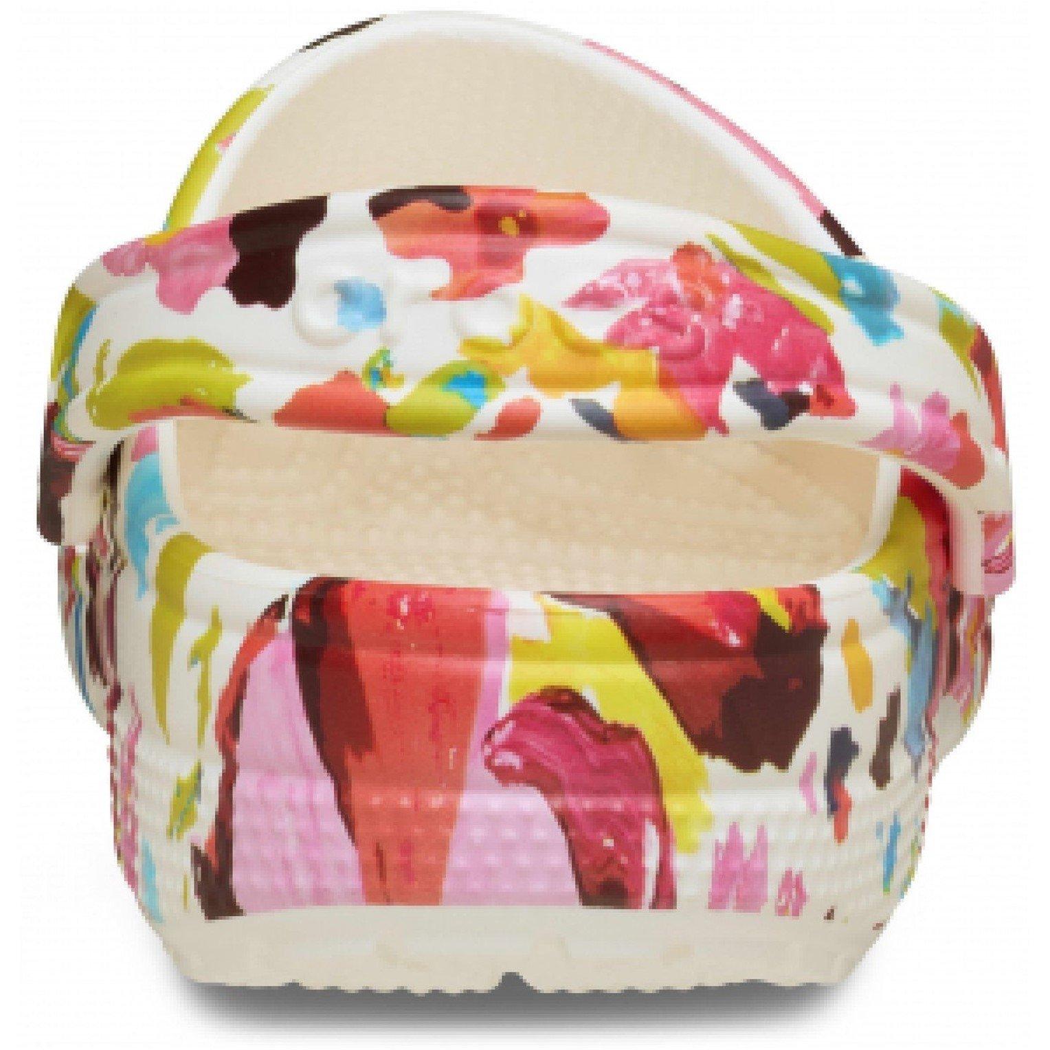 Kreide - Crocs - Classic Painted Floral Clogs - 3