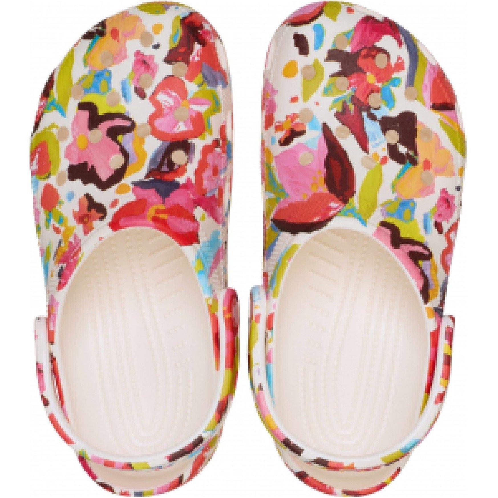 Kreide - Crocs - Classic Painted Floral Clogs - 4