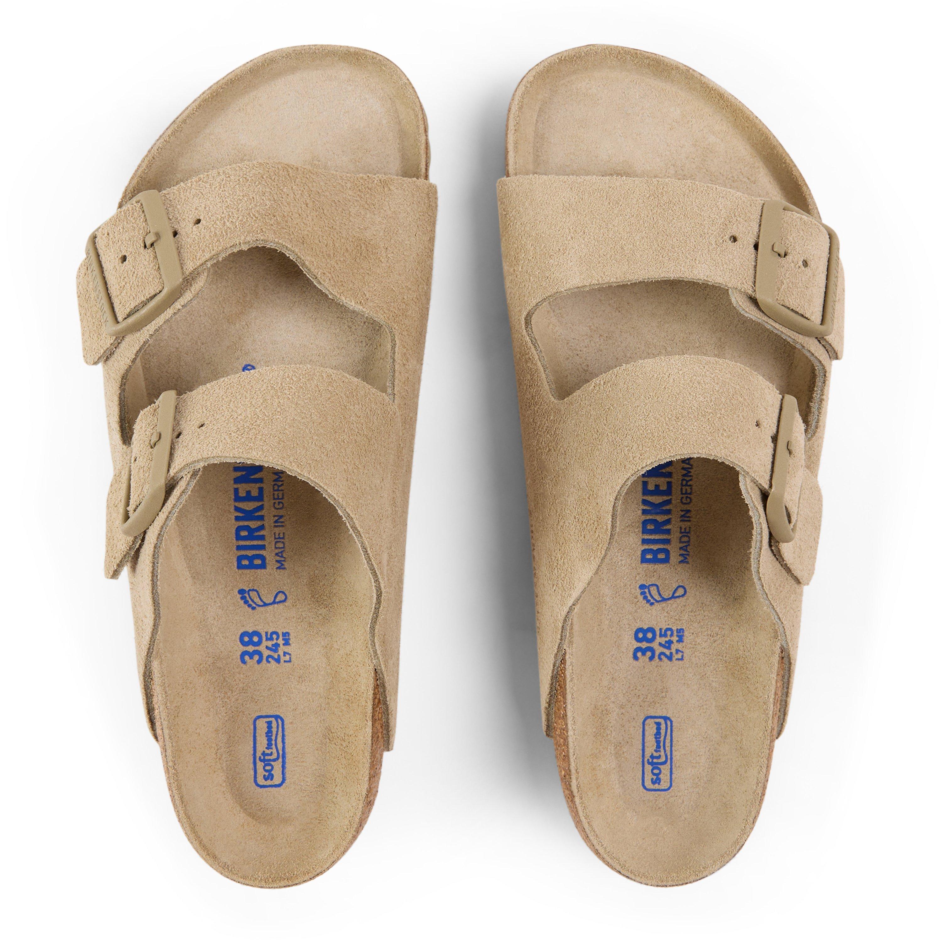 Faded Khaki - Birkenstock - Bstk Arizona Sft Footb 64 - 6