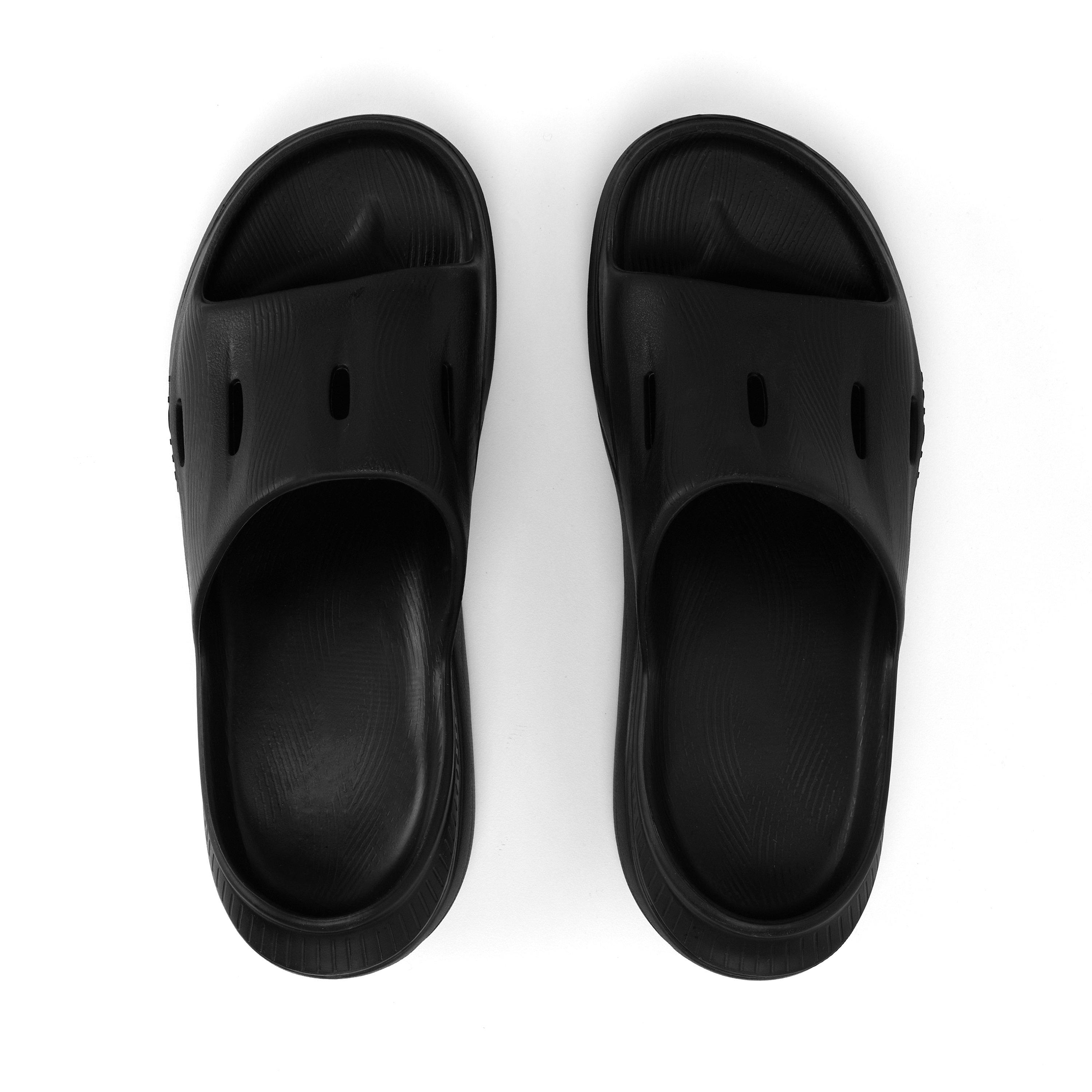 Black/Black - Hoka - Ora Recovery Slide - 6