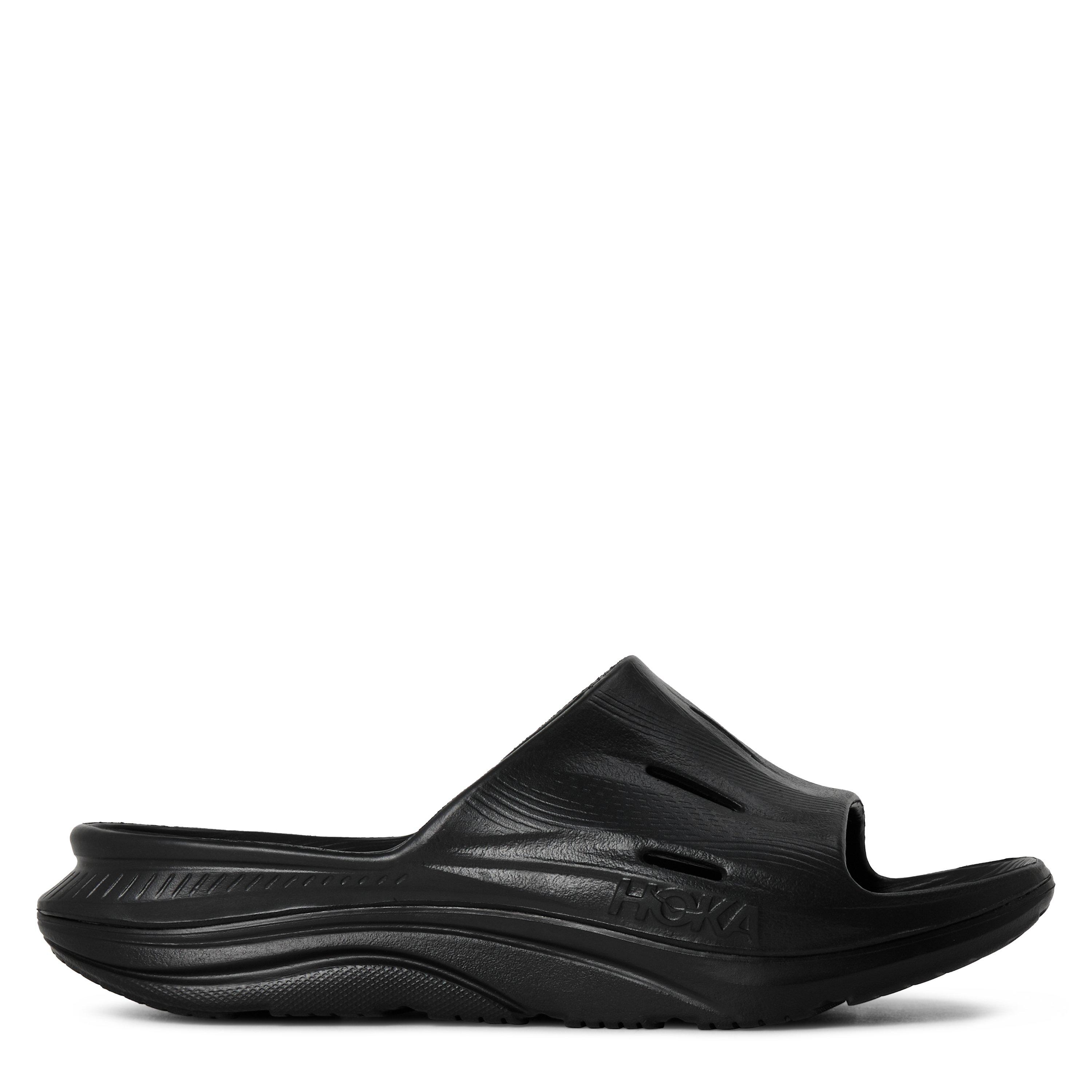 Black/Black - Hoka - Ora Recovery Slide - 1
