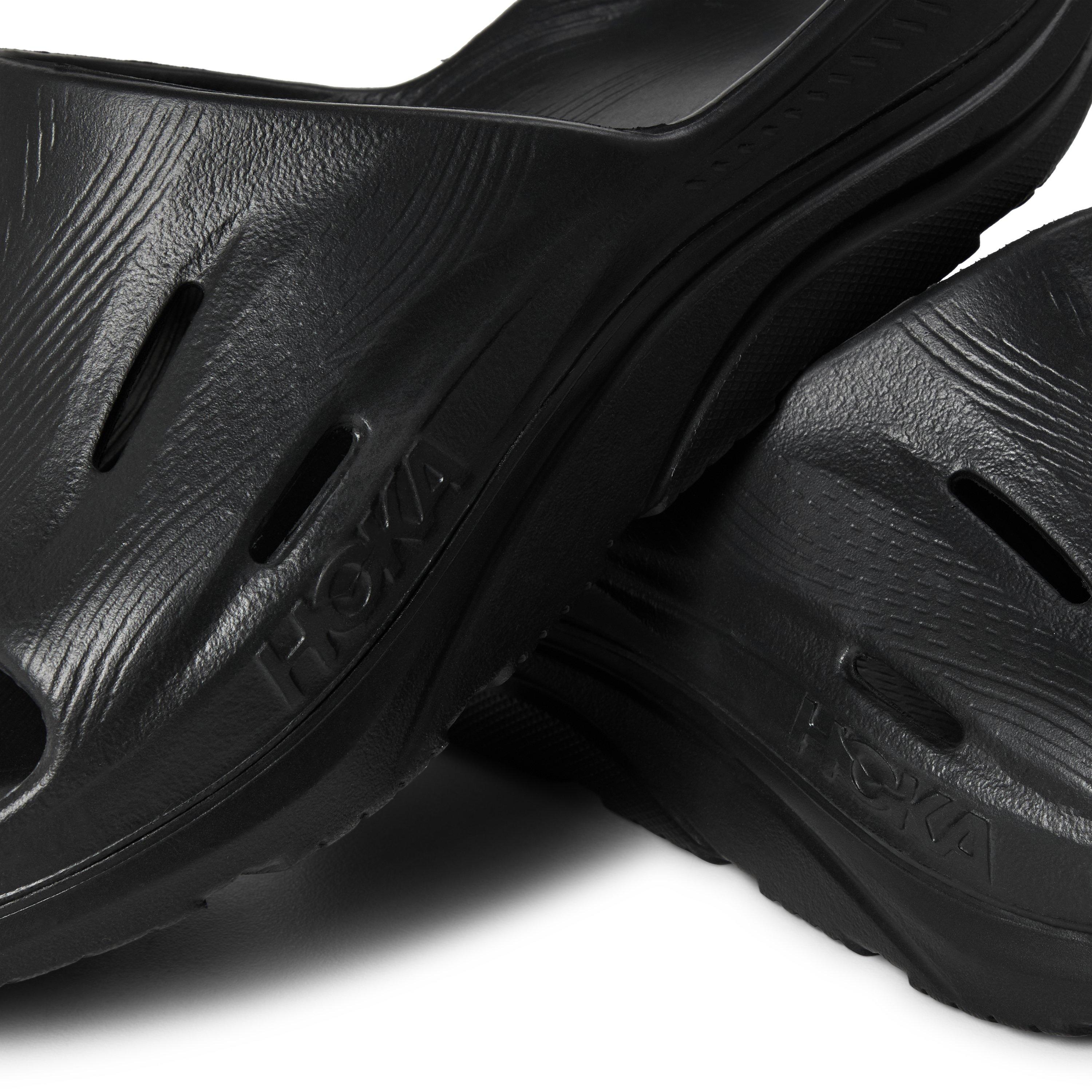 Black/Black - Hoka - Ora Recovery Slide - 3