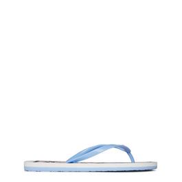 Roxy Tahiti Floral Flip Flops Womens