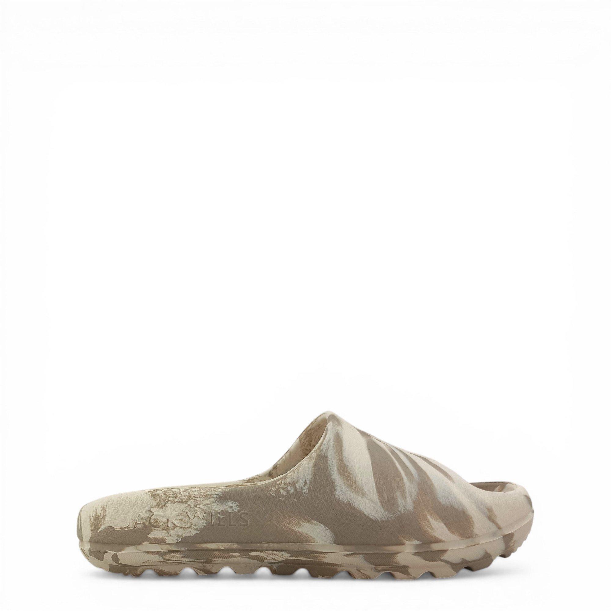 Jack Wills  Chunky Sliders Mens - White Marble - 11 (46)