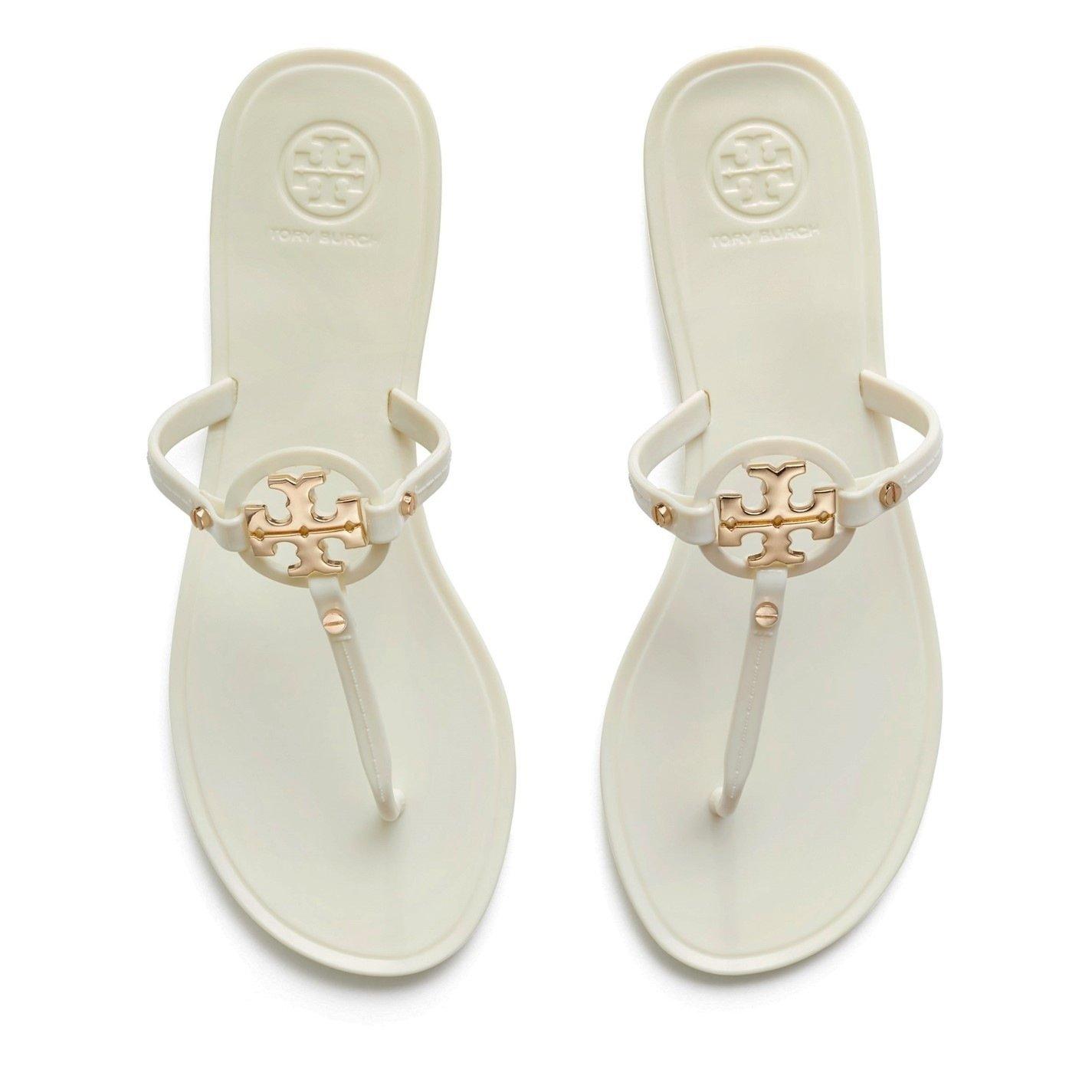 White - Tory Burch - Mini Miller Jelly Sandals - 4