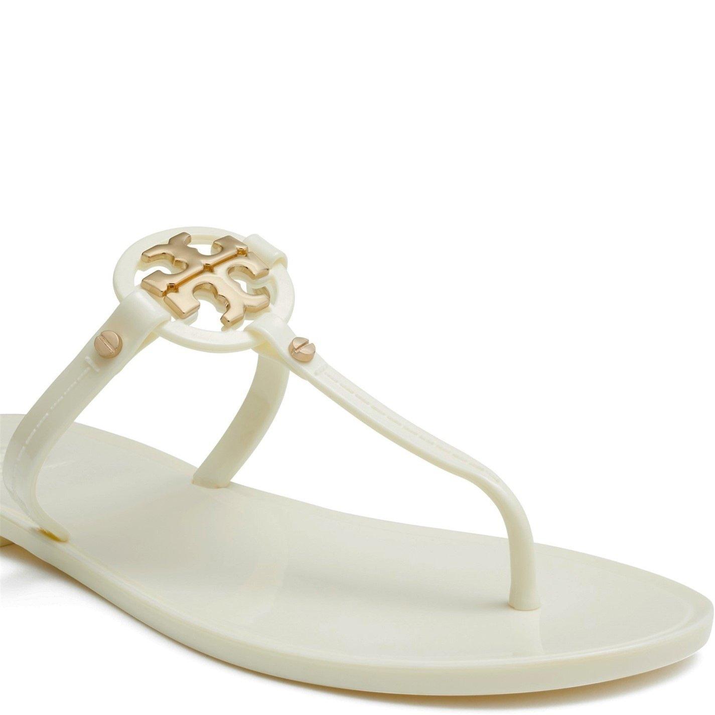 White - Tory Burch - Mini Miller Jelly Sandals - 5