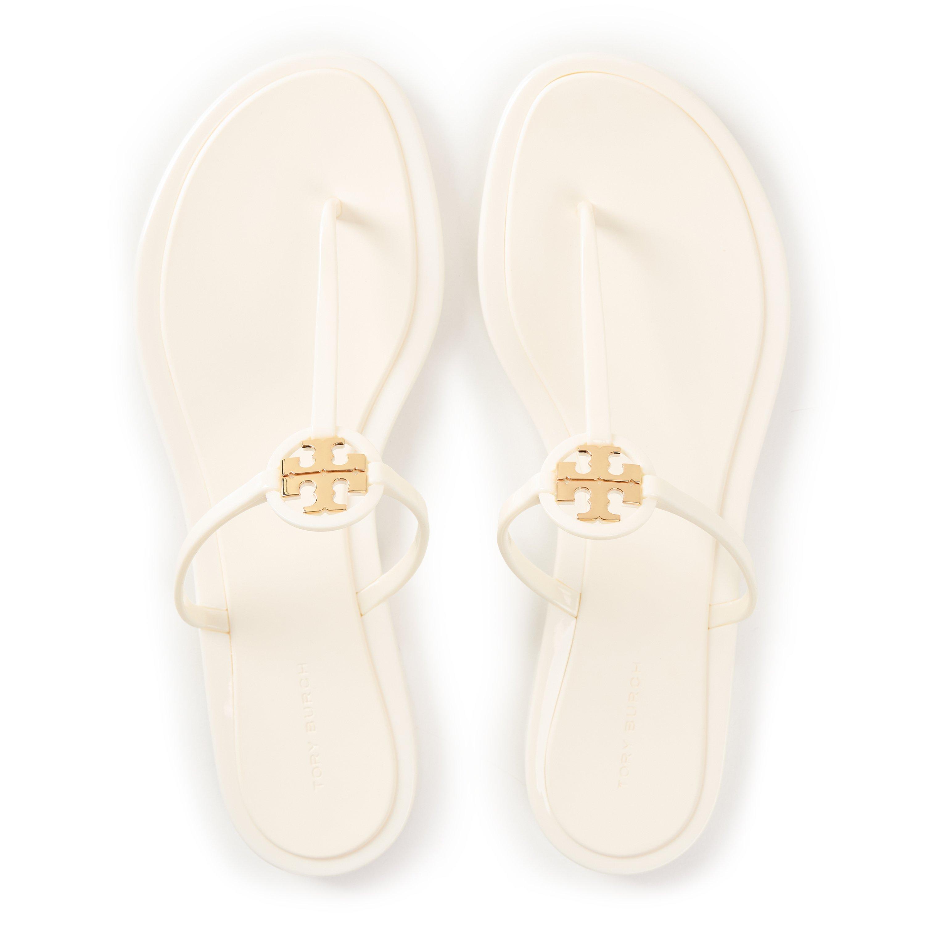 IVORY / GOLD - Tory Burch - Mini Miller Jelly Sandals - 4