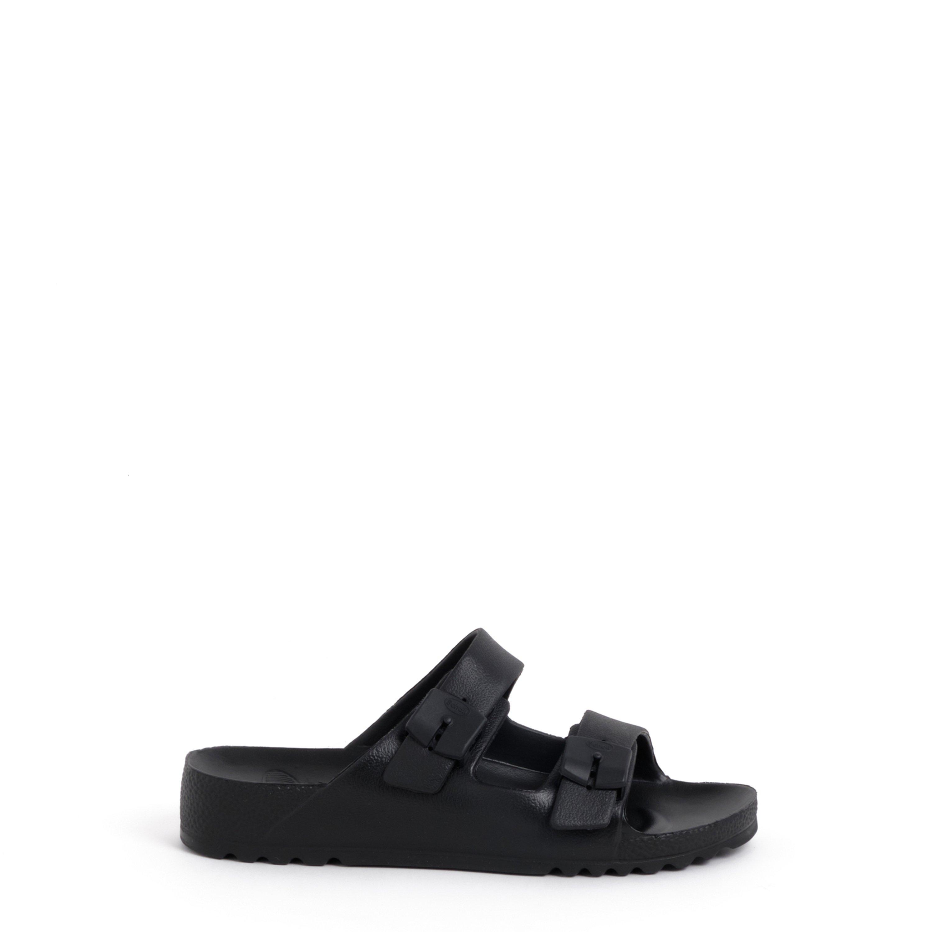 Scholl Women's Bahia Flat Sandals - Black - 4 (37)