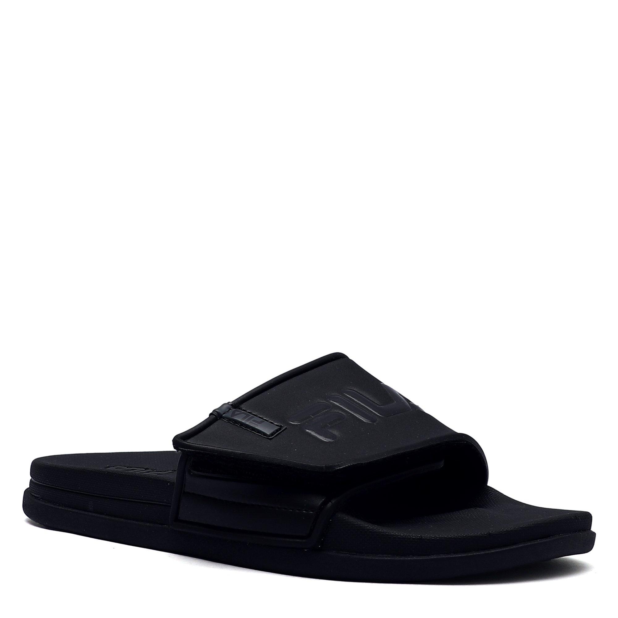 BLK/BLK/BLK - Fila - Logo Sliders Adults - 5