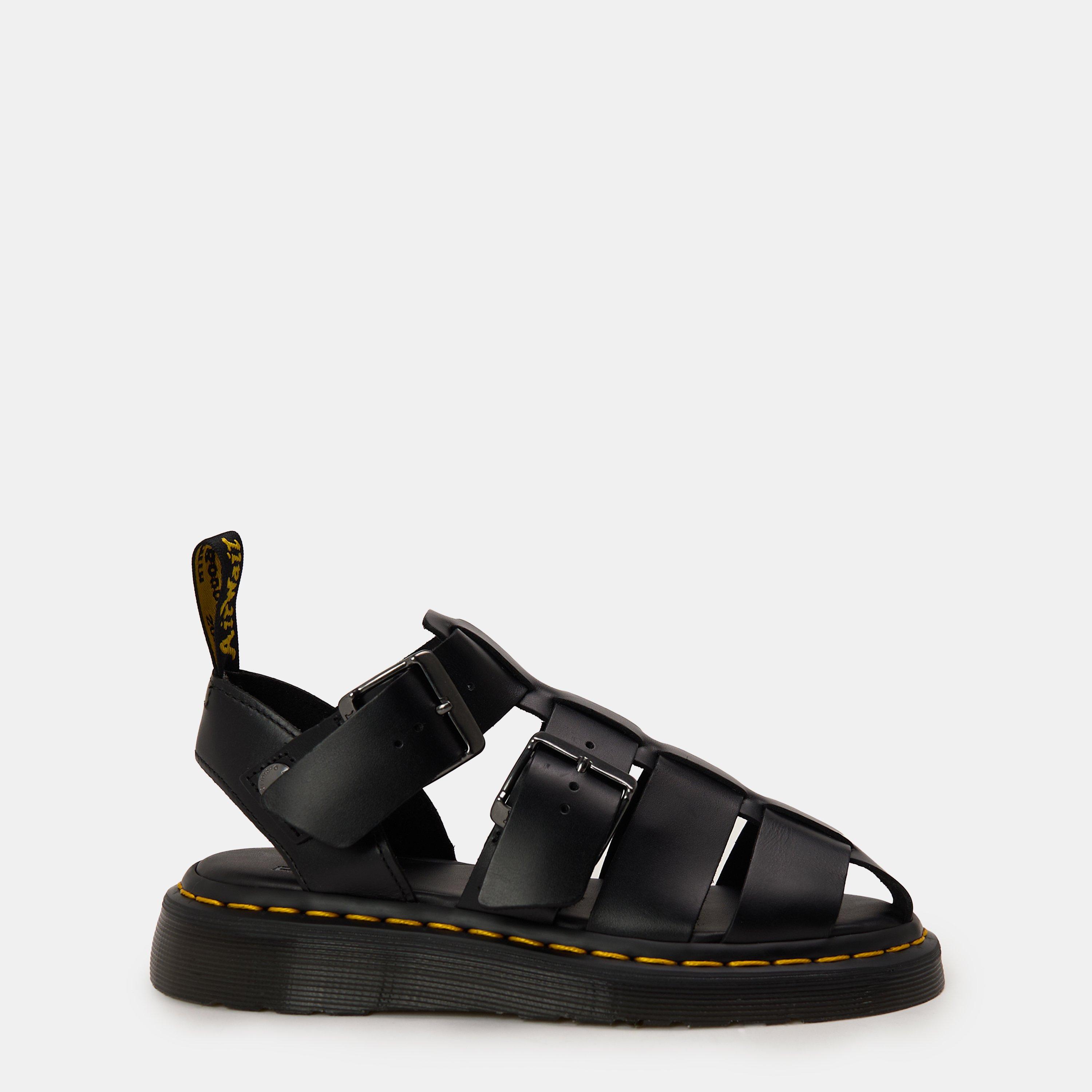 Black - Dr Martens - Garin Fisherman Sandal - 1