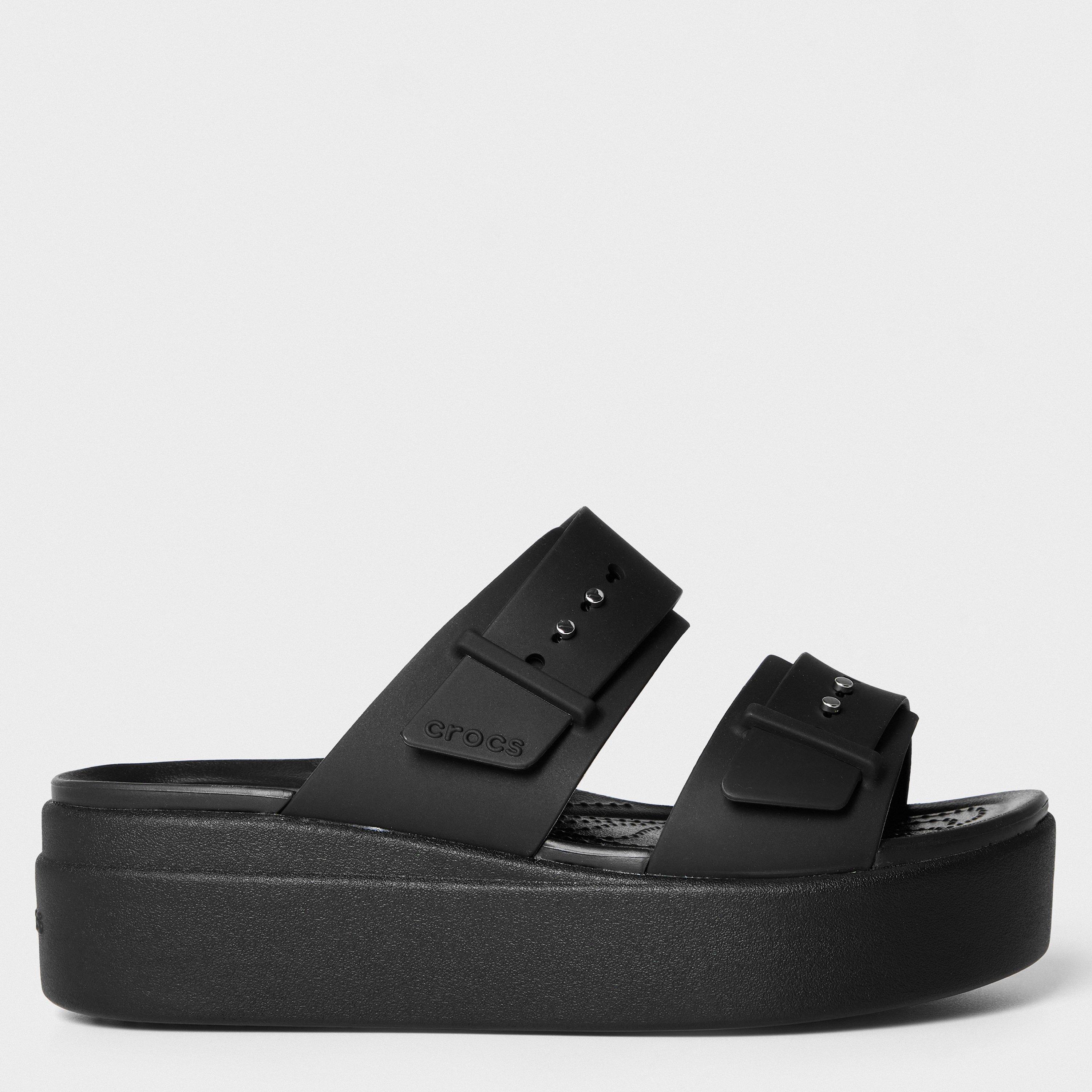 Zwart - Crocs - Women's Brooklyn Flat Sandals - 1