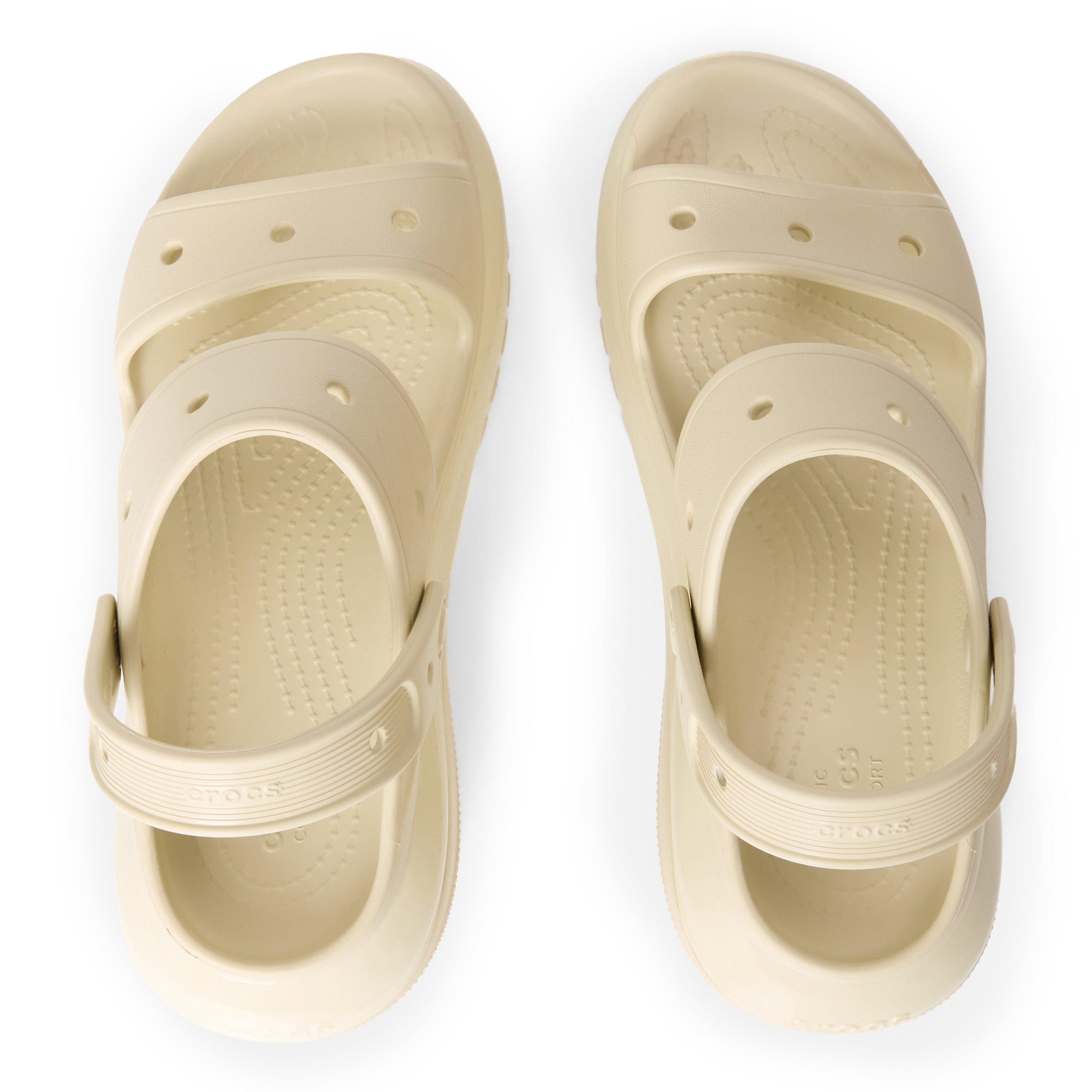 Bone - Crocs - Women's Flat Sandals - 4