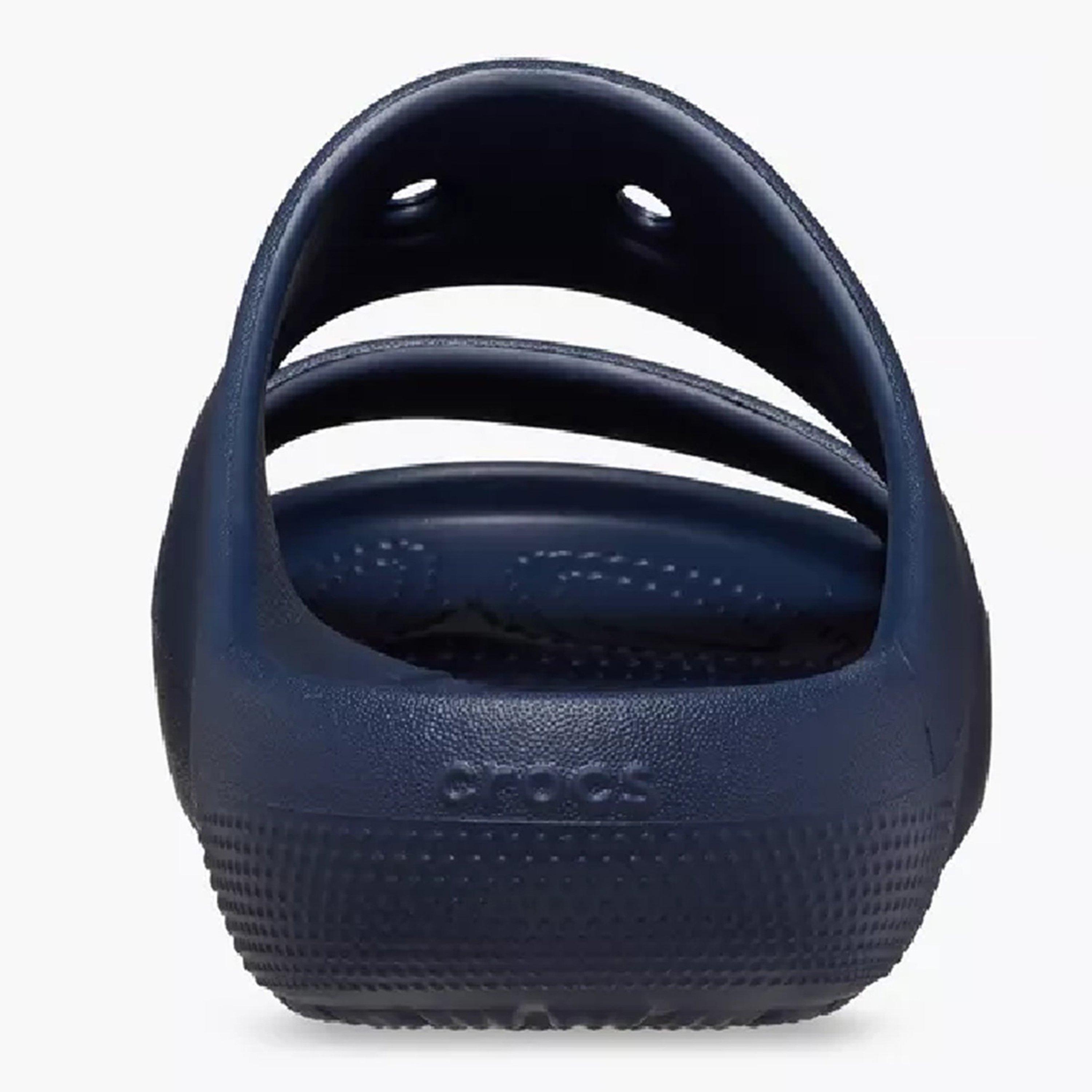 Navy - Crocs - Women's Classic Sandal Flat Sandals - 3
