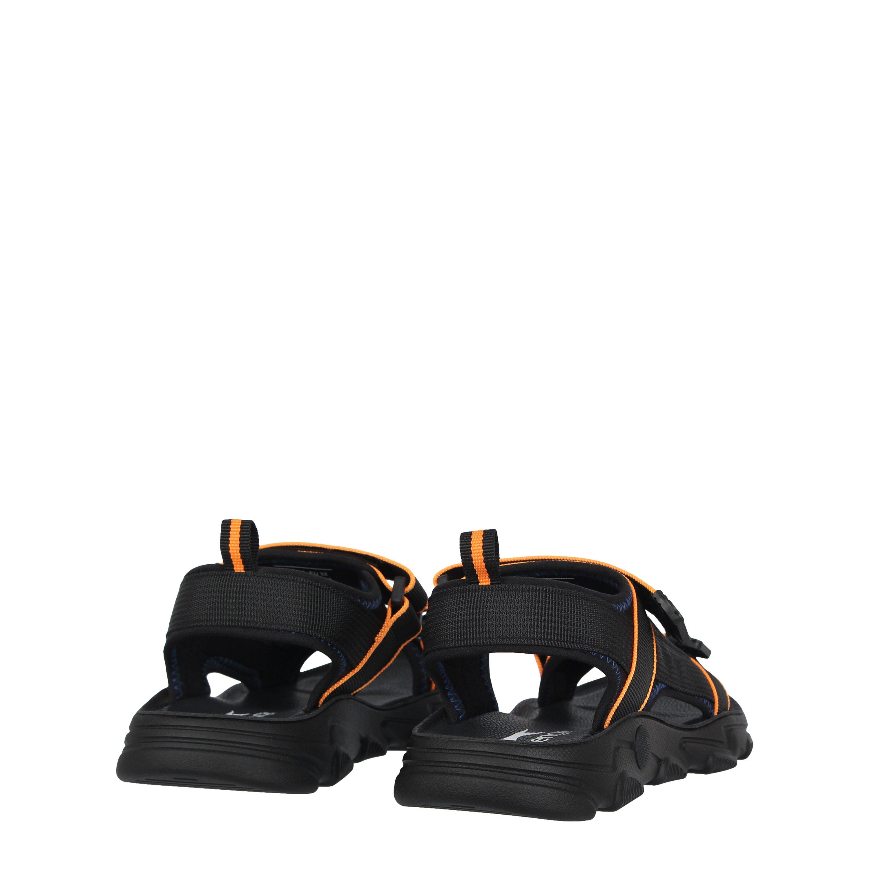 Black/Orange - Slazenger - Tide Sandals Childrens - 4
